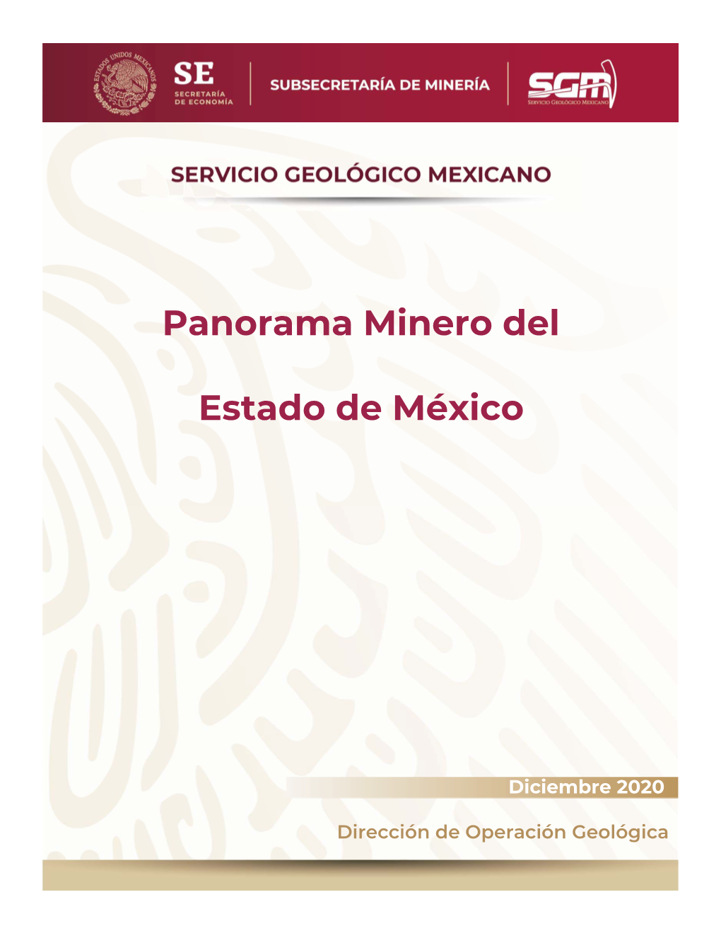 Panorama Minero Del Estado De México PRESENTACIÓN