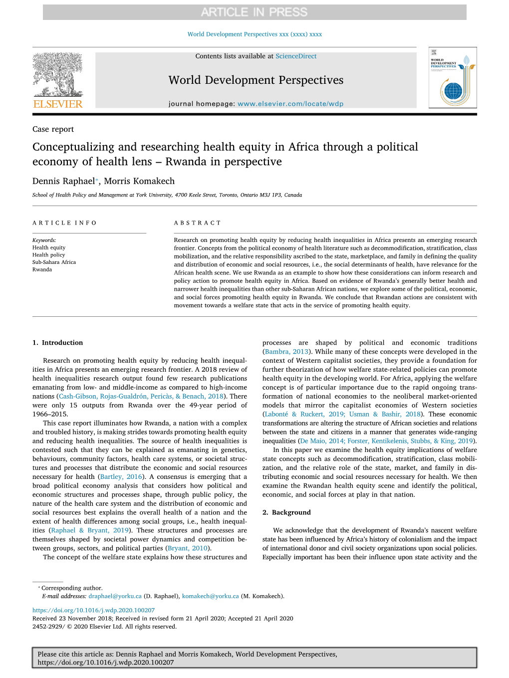 Raphael-Komakech-Conceptualizing-Health-Equity-Rwanda-Perspective.Pdf