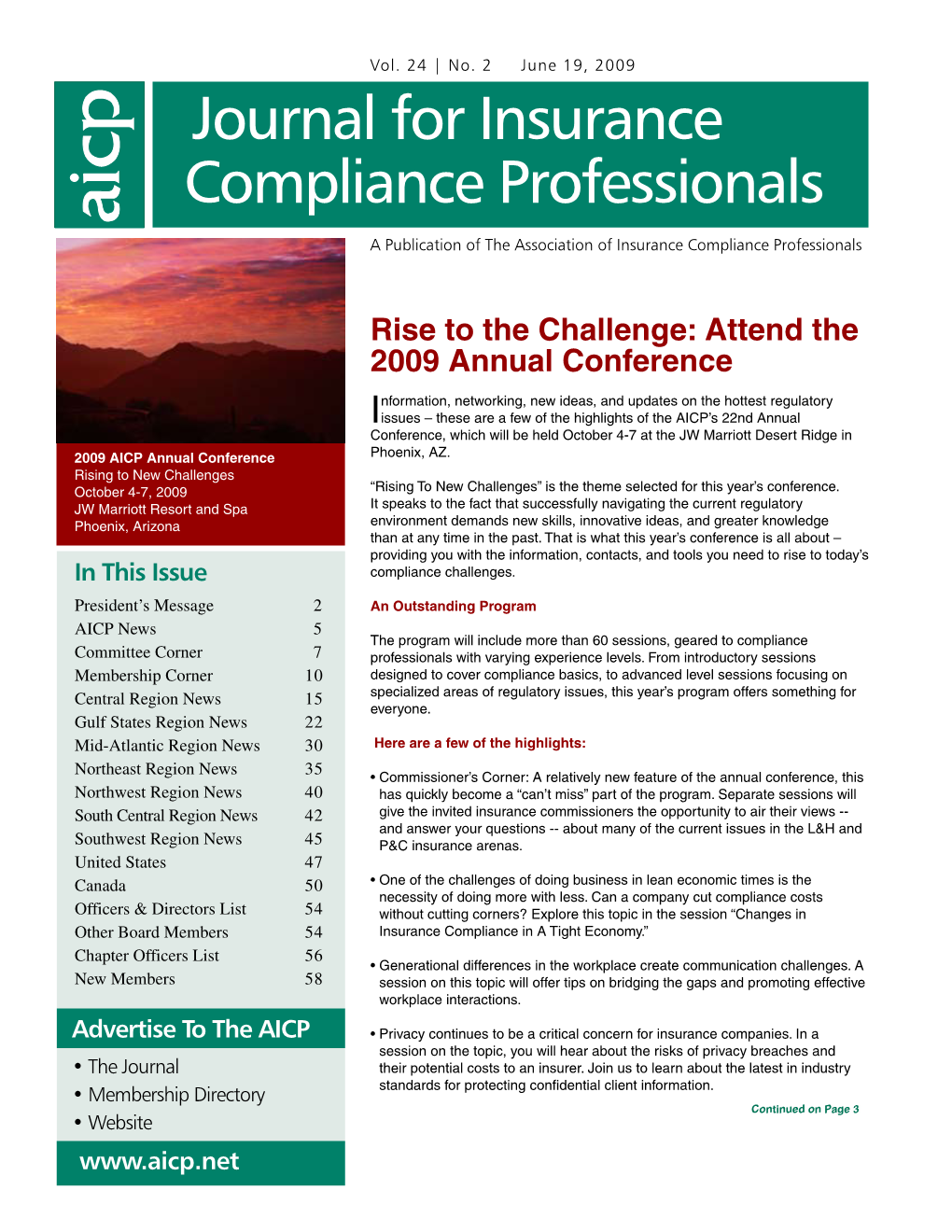 Journal for Insurance Compliance Professionals