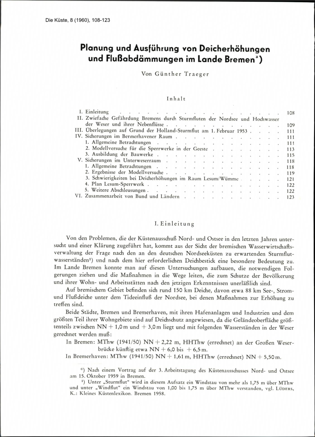 Die Küste, 8 (1960), 108-123