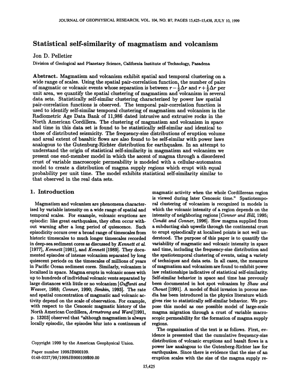 Similarity of Magmatism and Volcanism