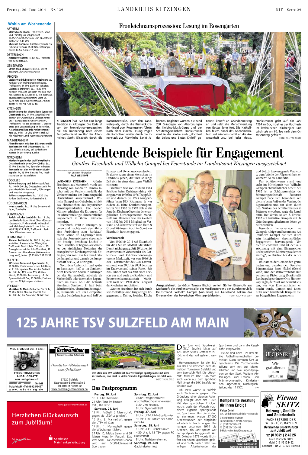 Leuchtende Beispiele Für Engagement