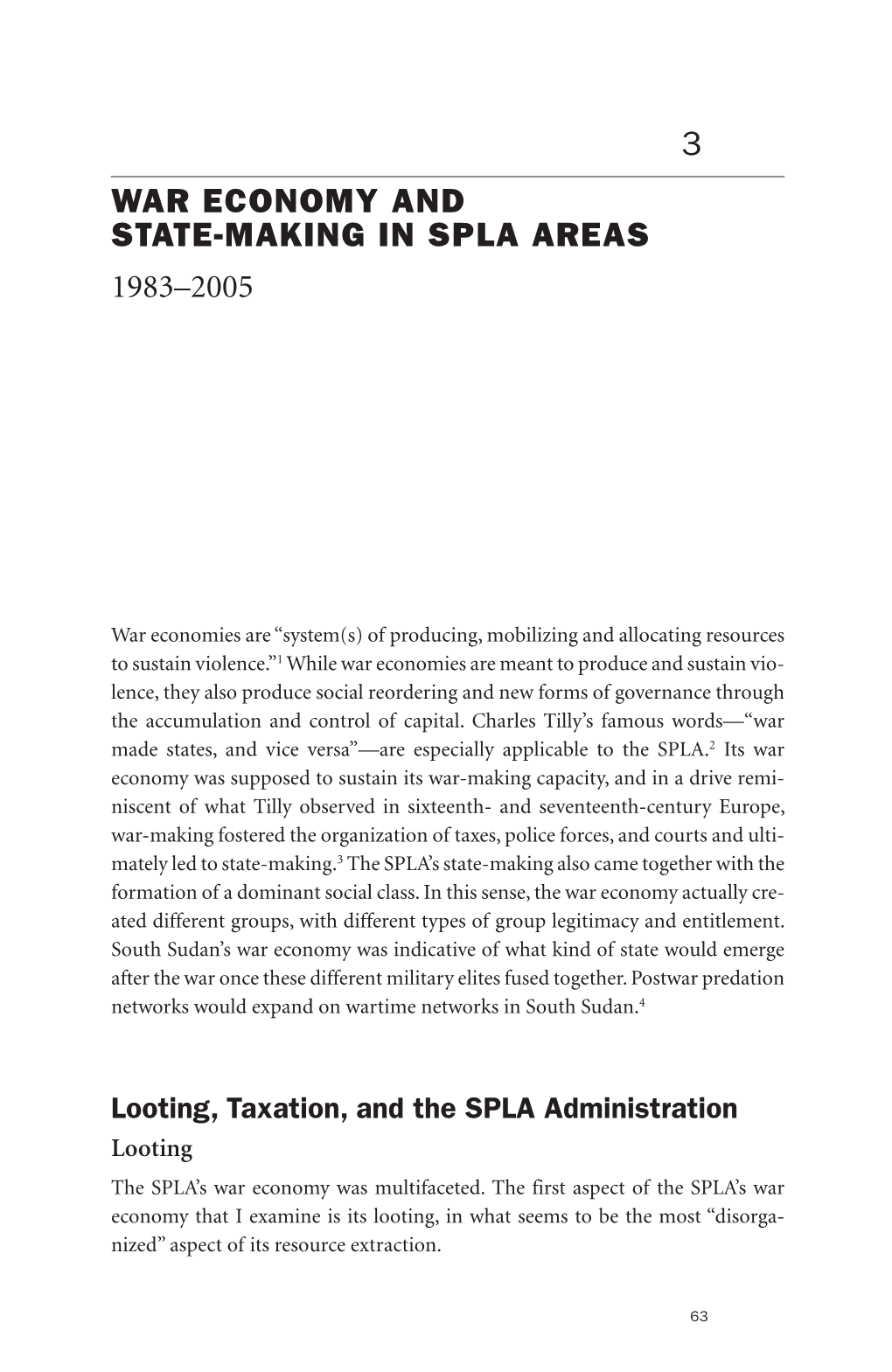 3 War Economy and State-Making in Spla Areas 1983–2005
