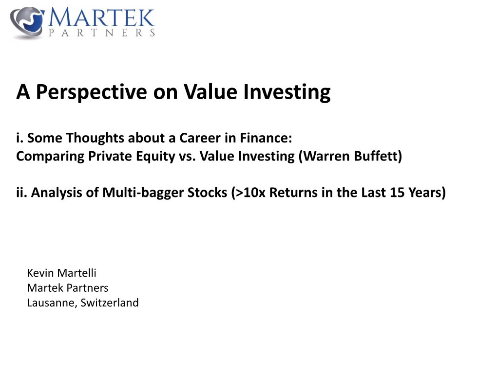 Ii. Analysis of Multi-Bagger Stocks (&gt;10X Returns in the Last 15 Years)