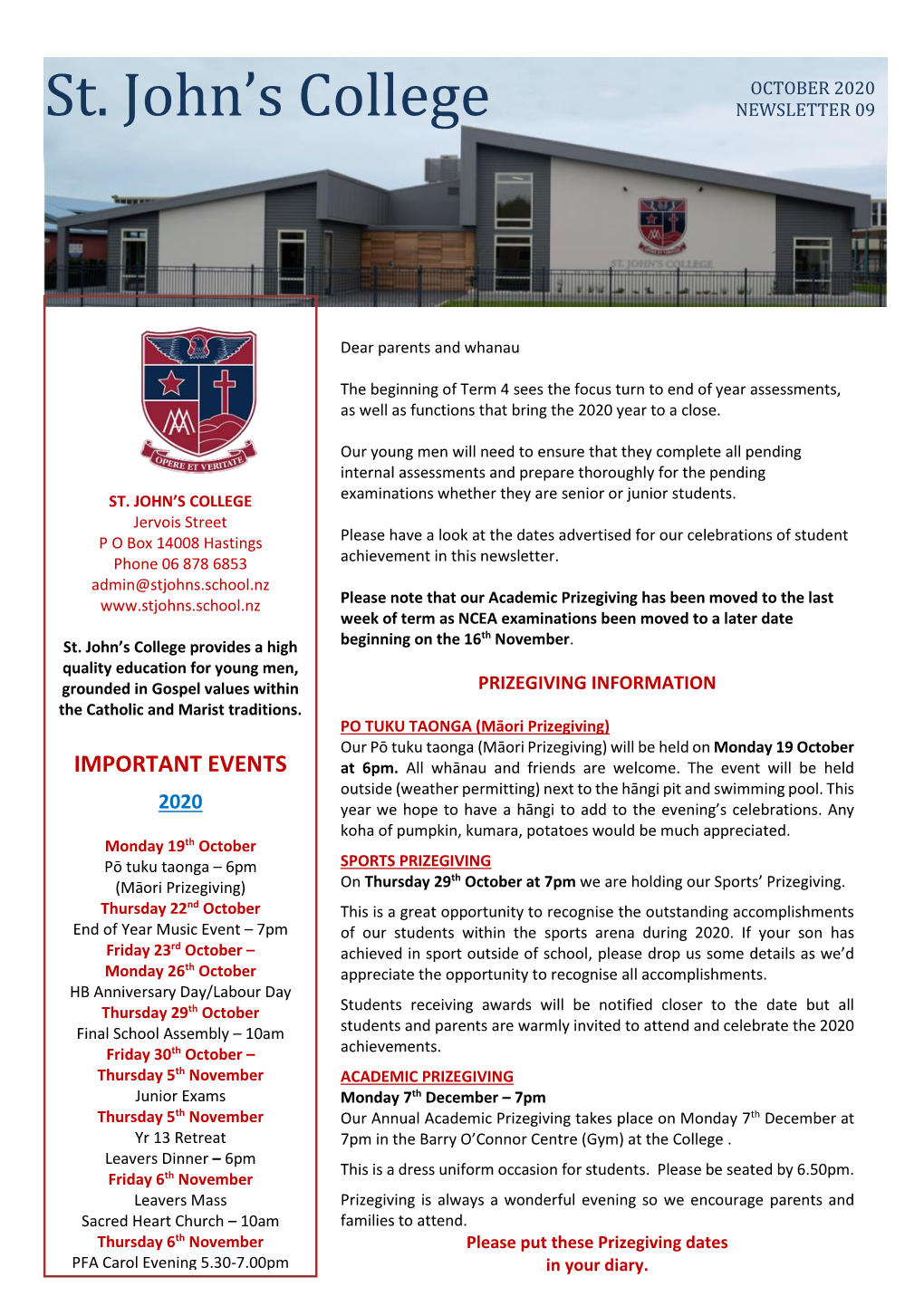 SJC Newsletter