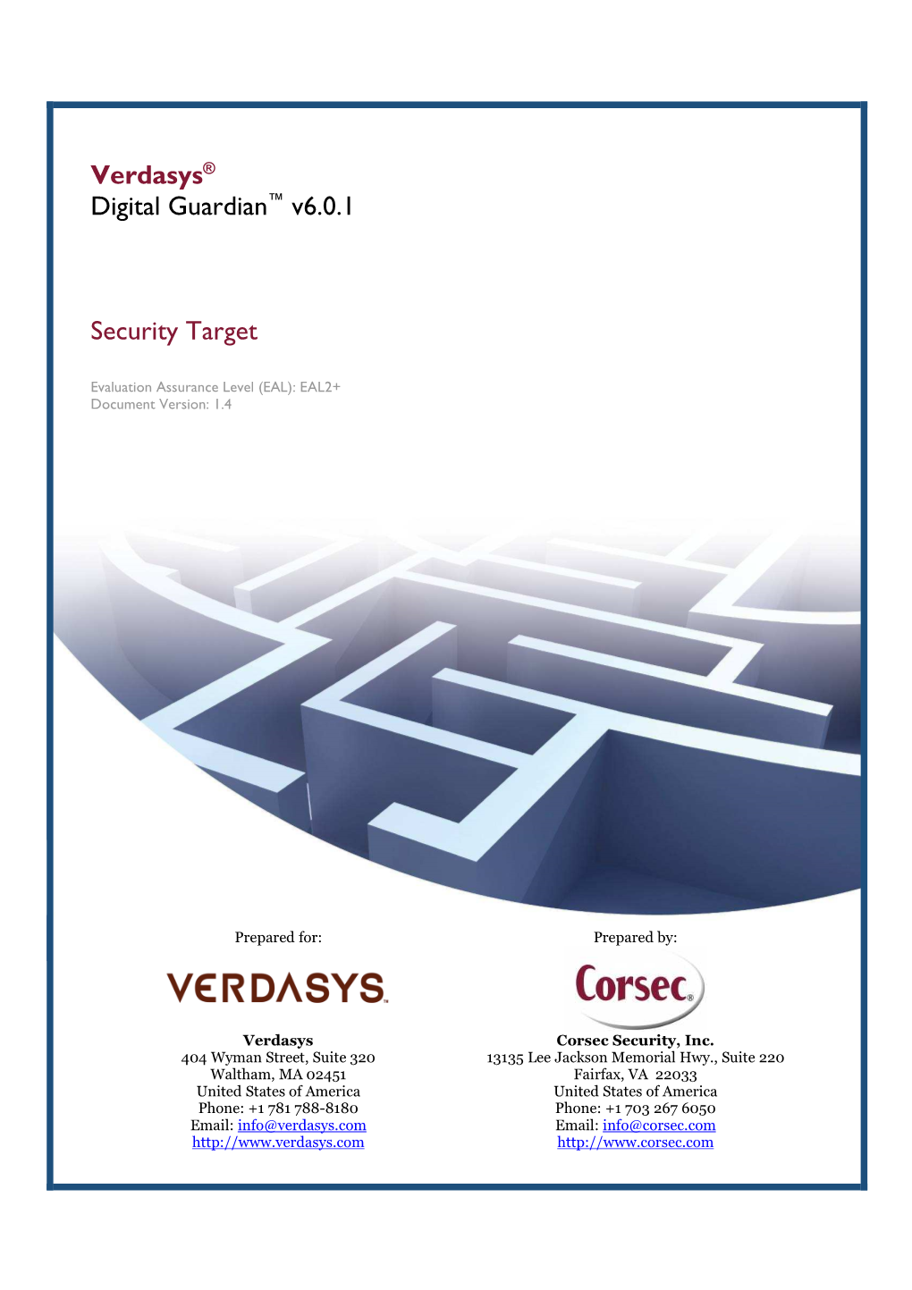 Verdasys Digital Guardian V6.0.1 ST