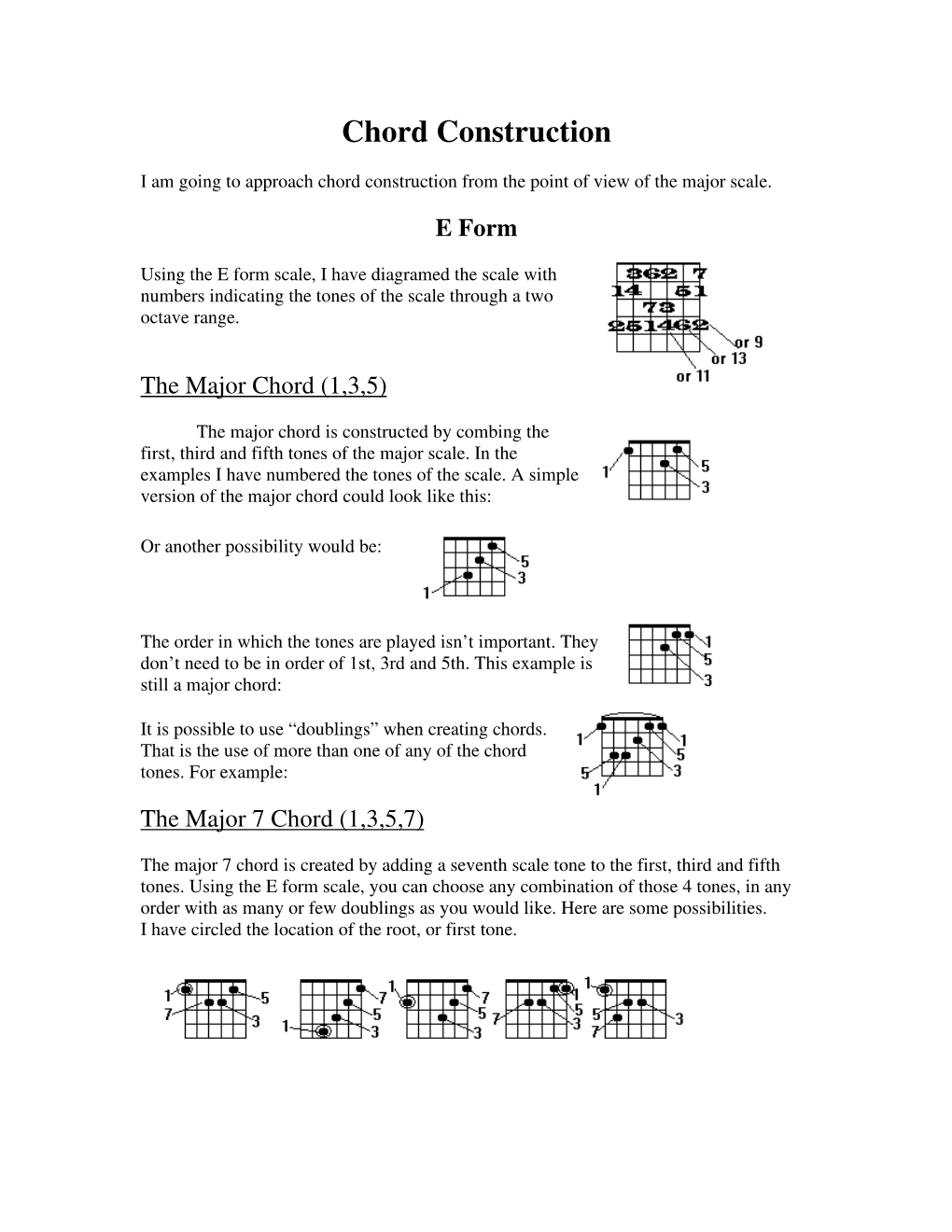 Chord Construction