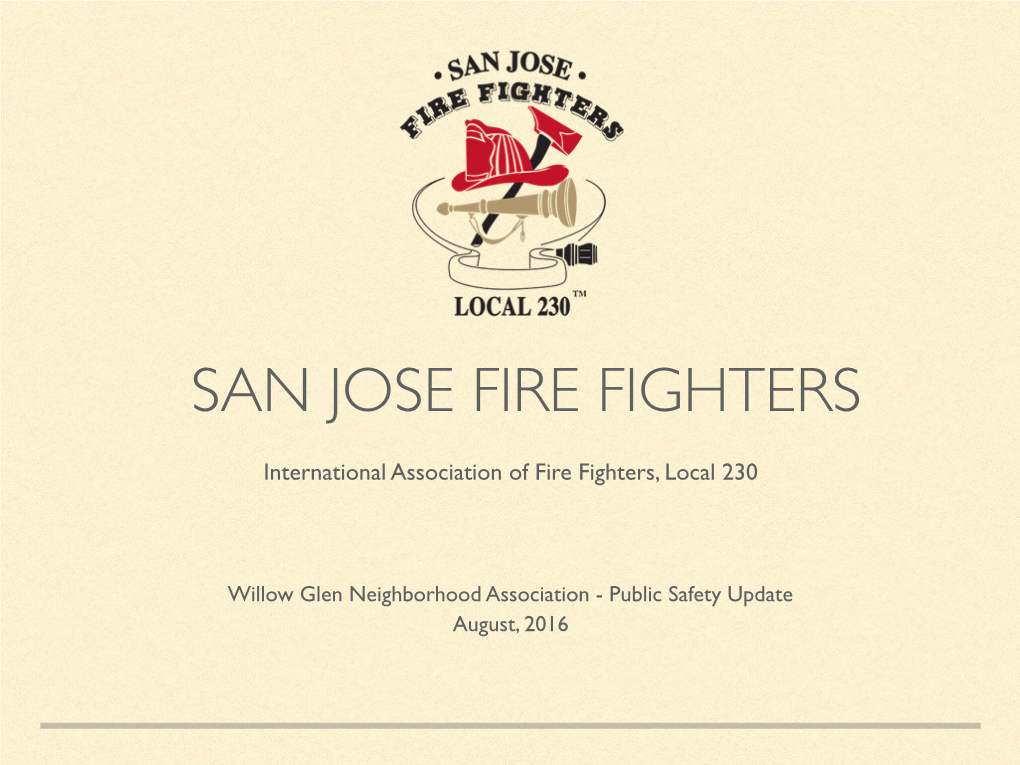 San Jose Fire Fighters