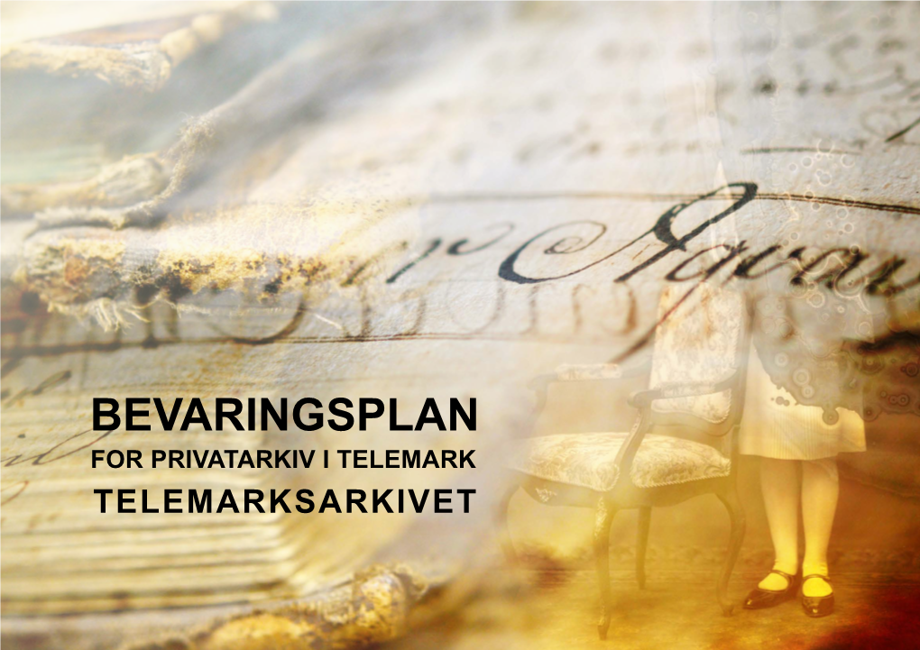 Bevaringsplan for Privatarkiv I Telemark Telemarksarkivet