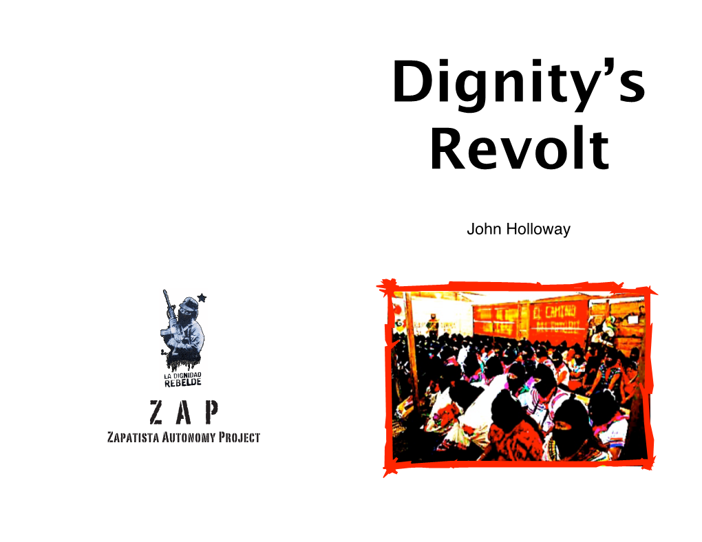 Dignity's Revolt Mocks Classification