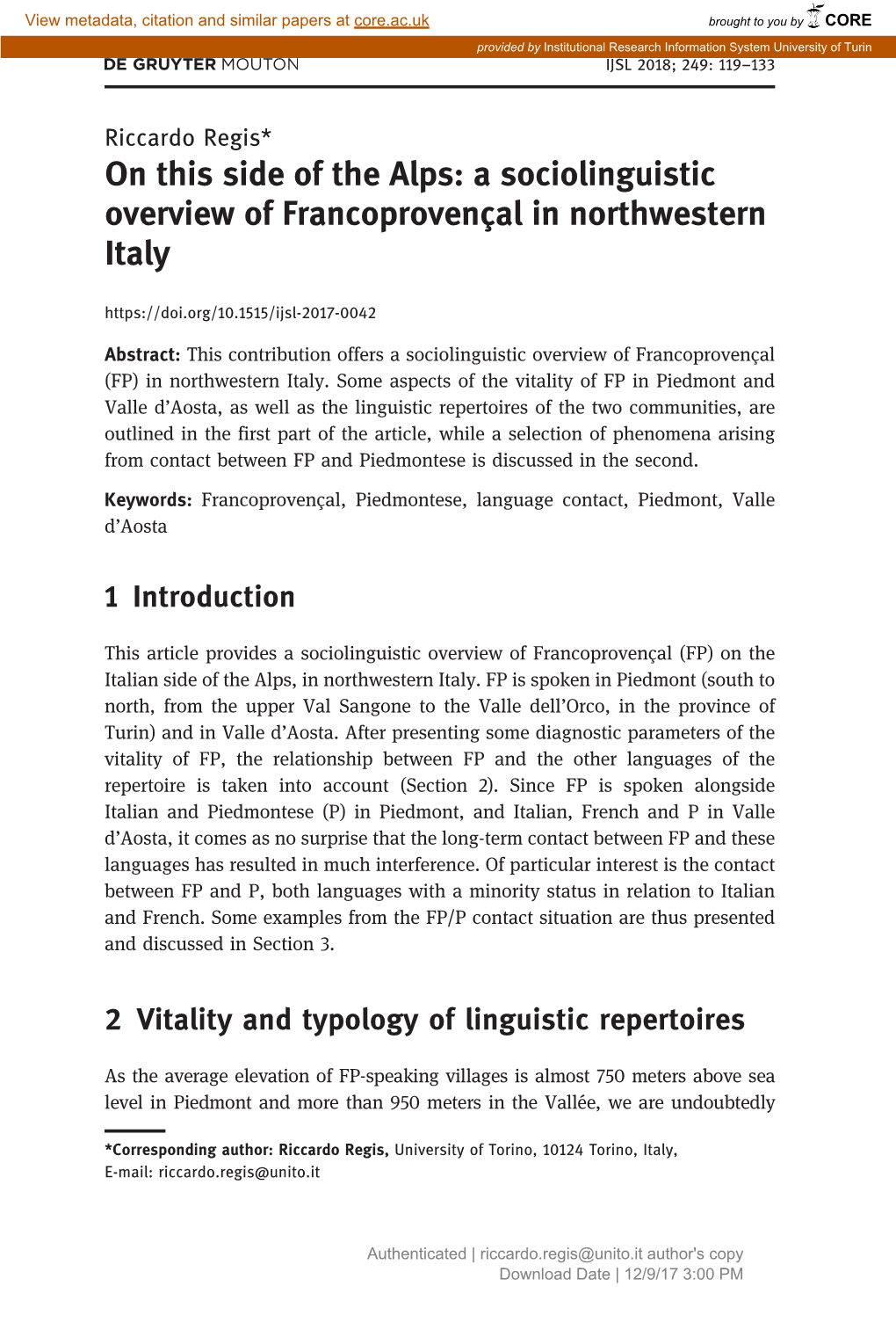 International Journal of the Sociology of Language