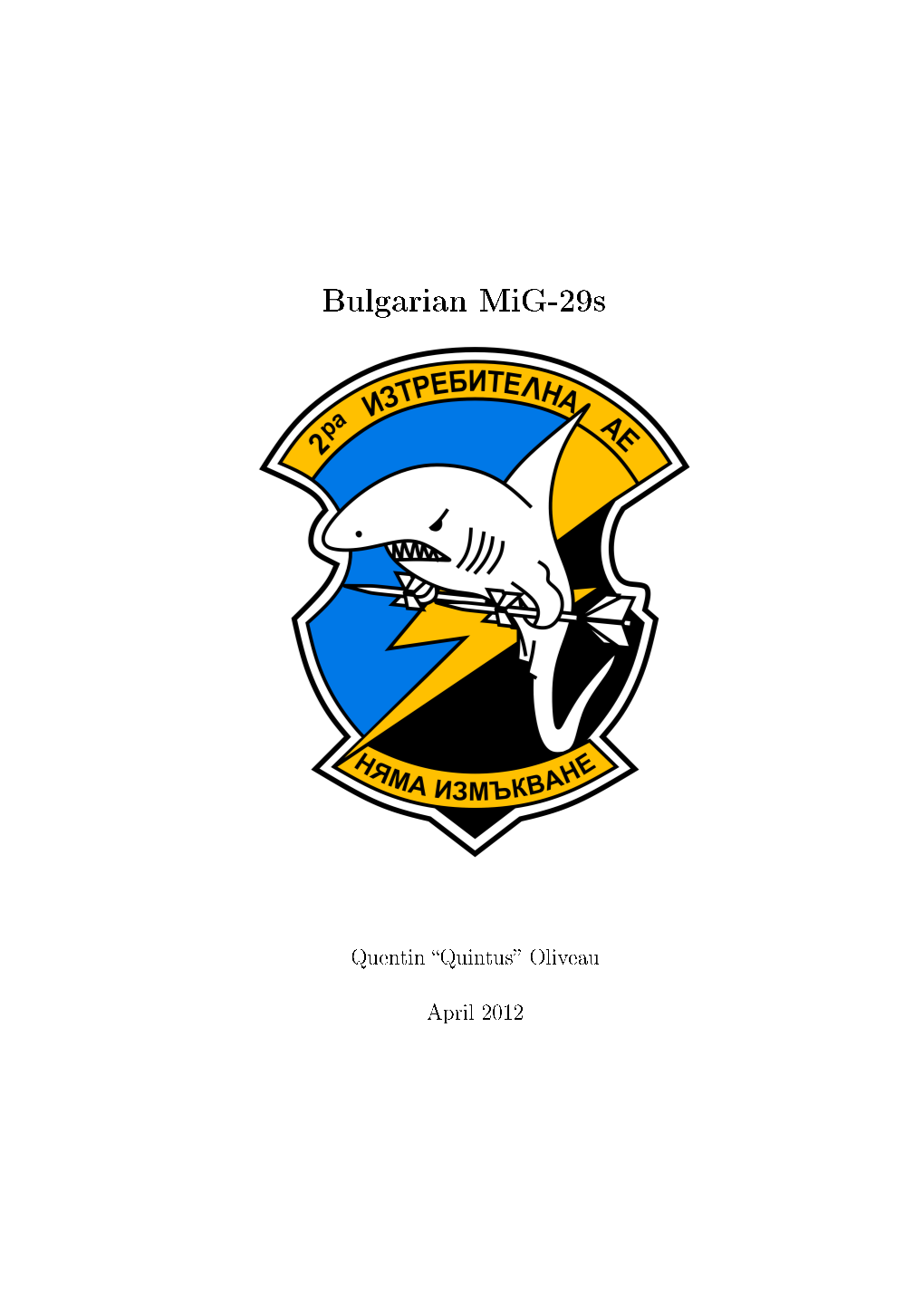 Bulgarian Mig-29S