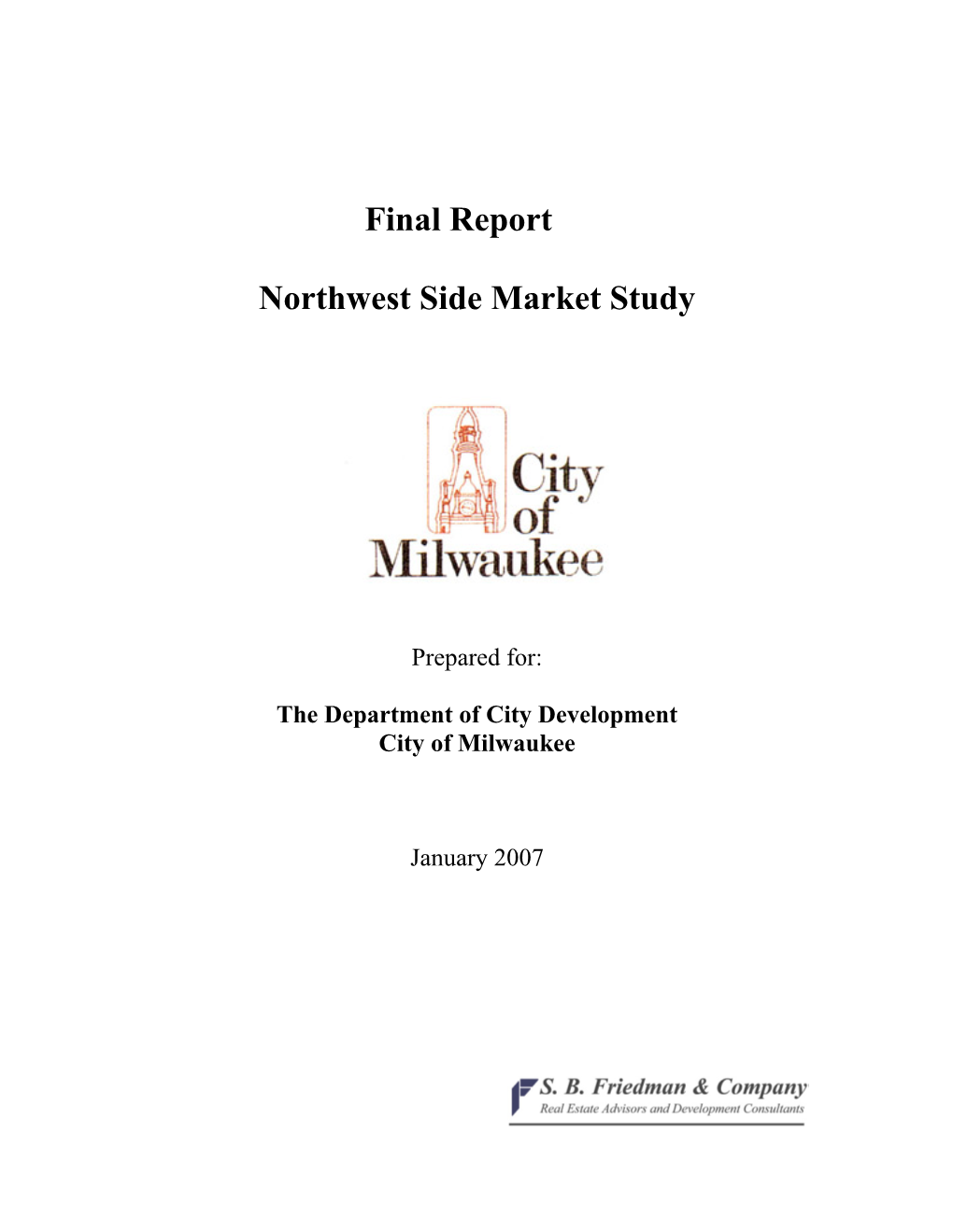 Final Report Northwest Side Market Study