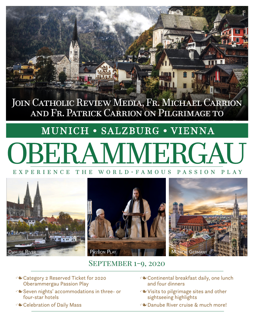 Join Catholic Review Media, Fr. Michael Carrion and Fr. Patrick Carrion on Pilgrimage To
