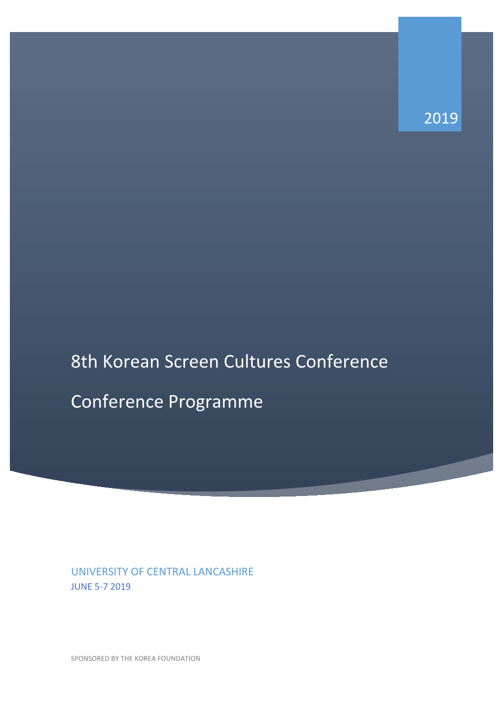 KSCC 2019 Programme