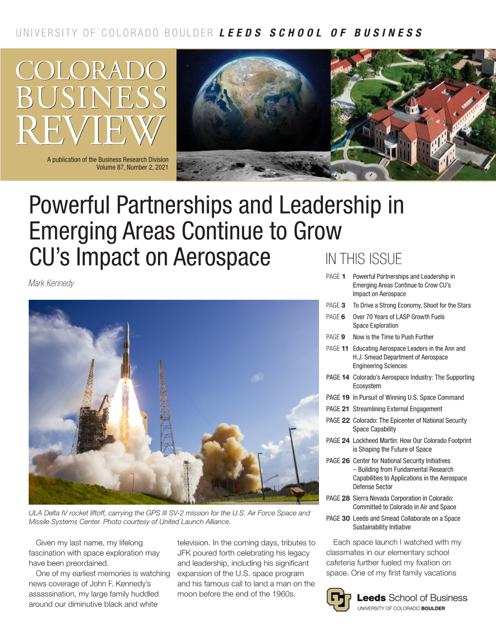 Powerful Partnerships and Leadership in Emerging Areas Continue To