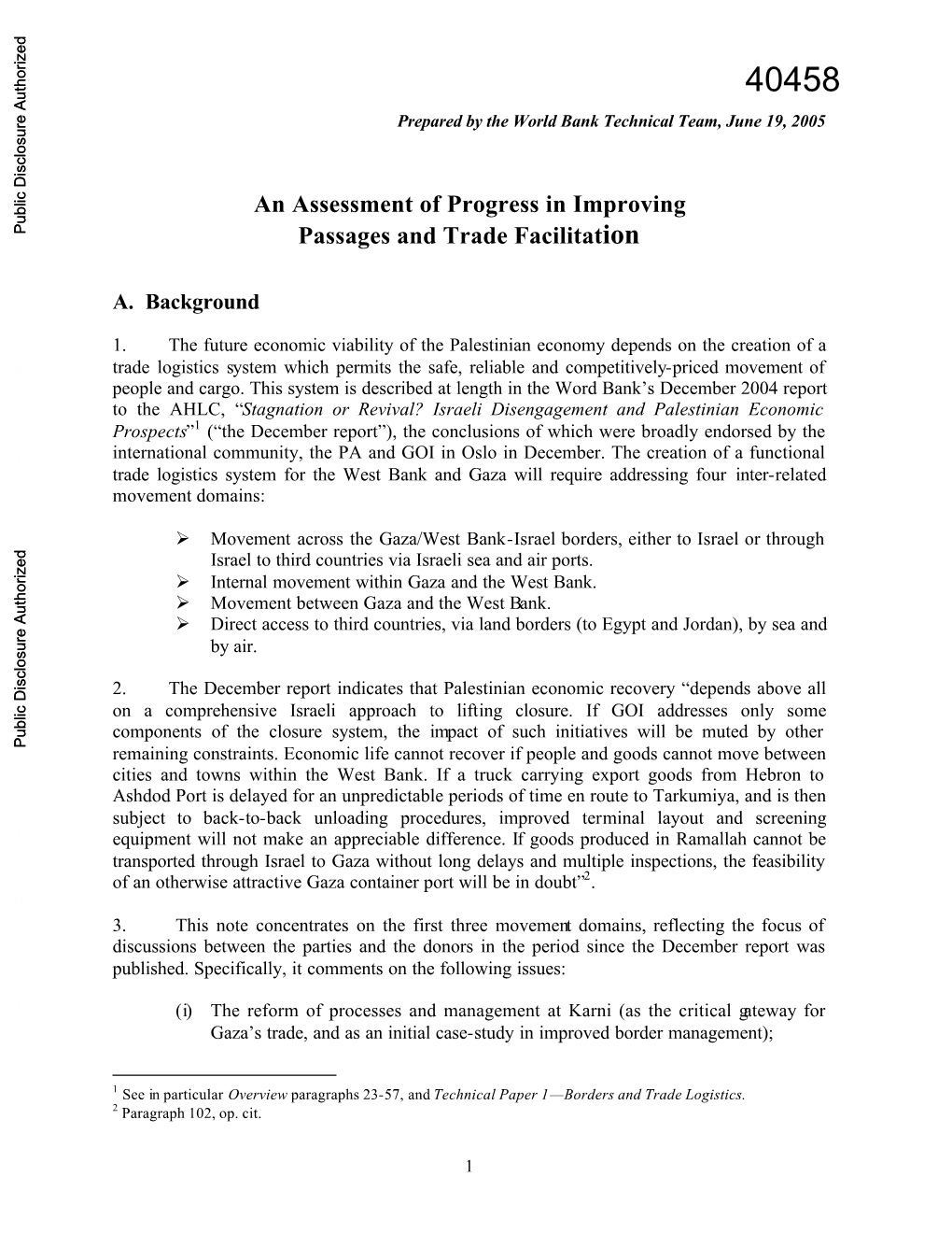 World Bank Document