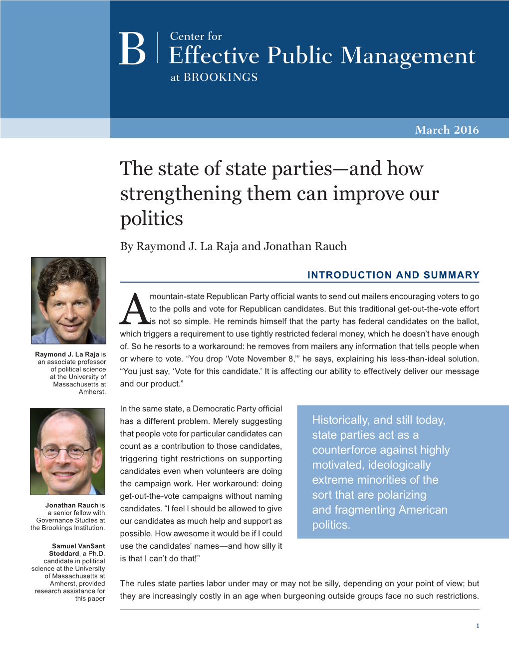 Figure 1. Contributions to State Parties $500 Democrats Republicans $400 S