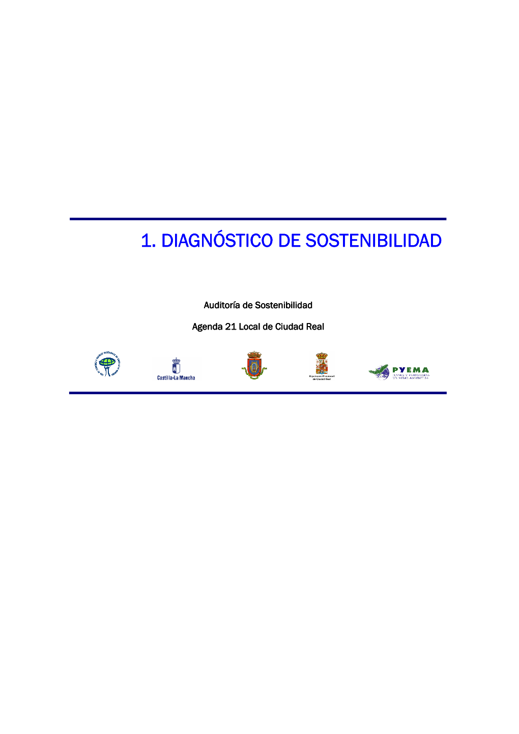 1. Diagnóstico De So 1. Diagnóstico De Sostenibilidad Stenibilidad