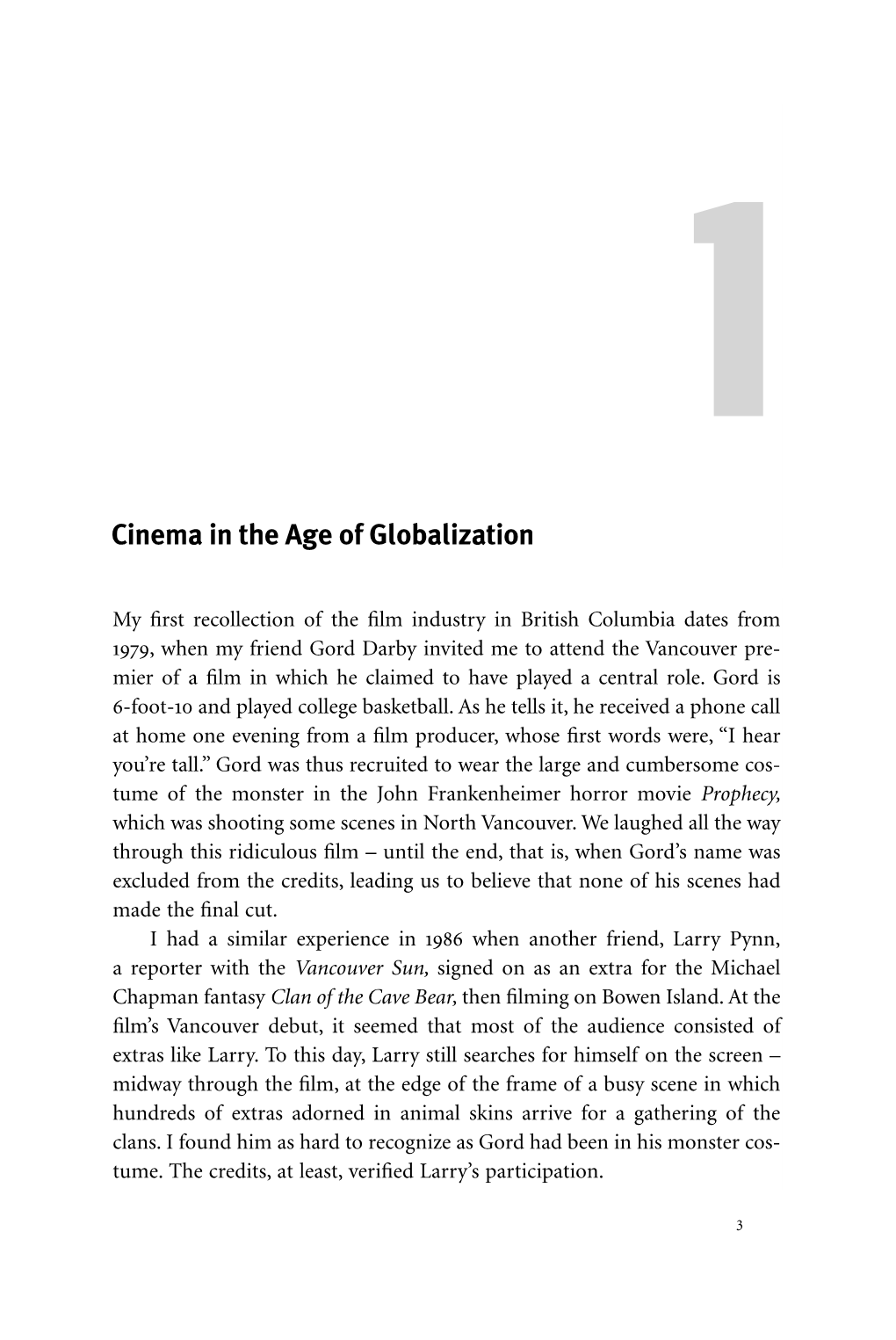 Cinema in the Age of Globalization