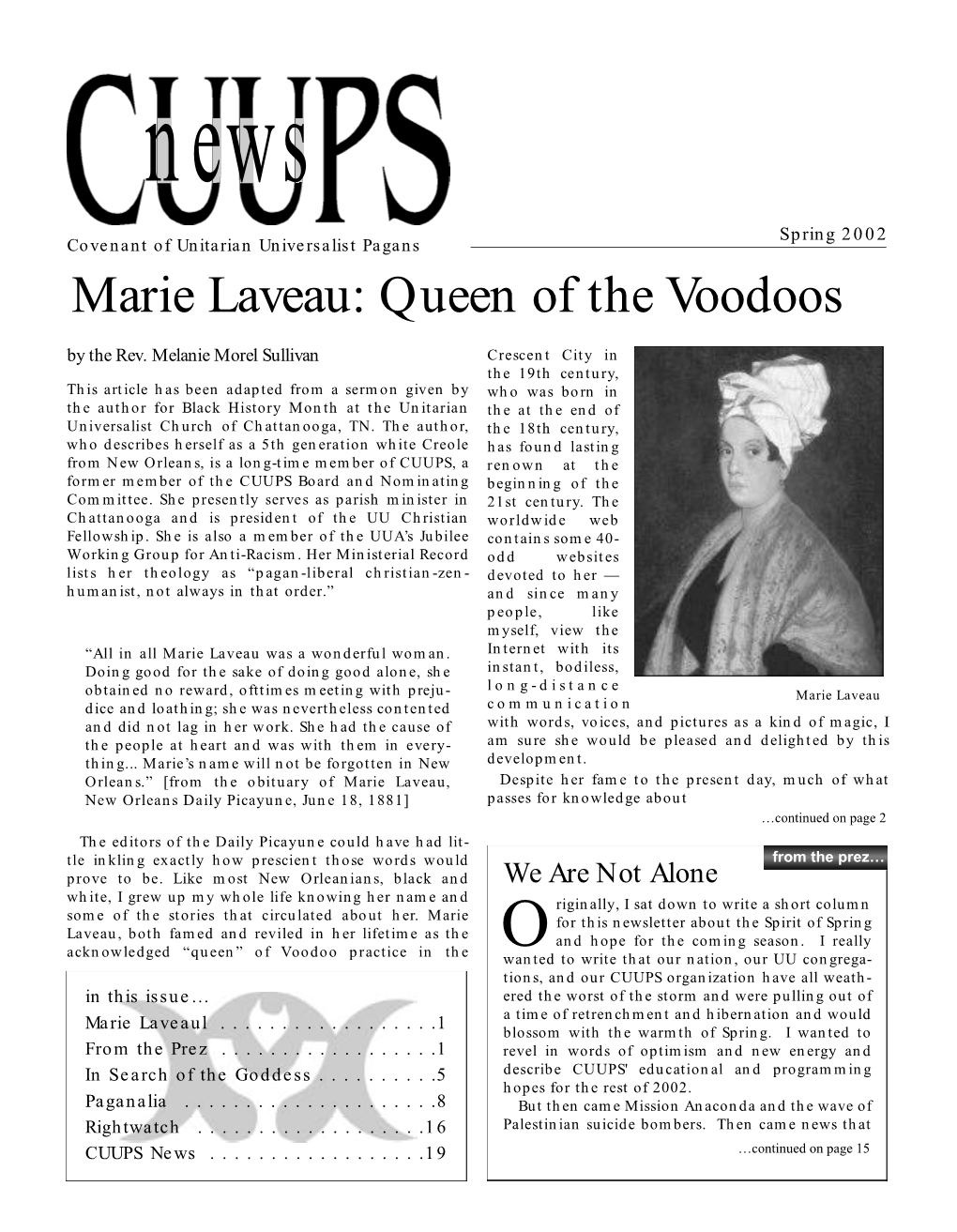 Marie Laveau: Queen of the Voodoos by the Rev