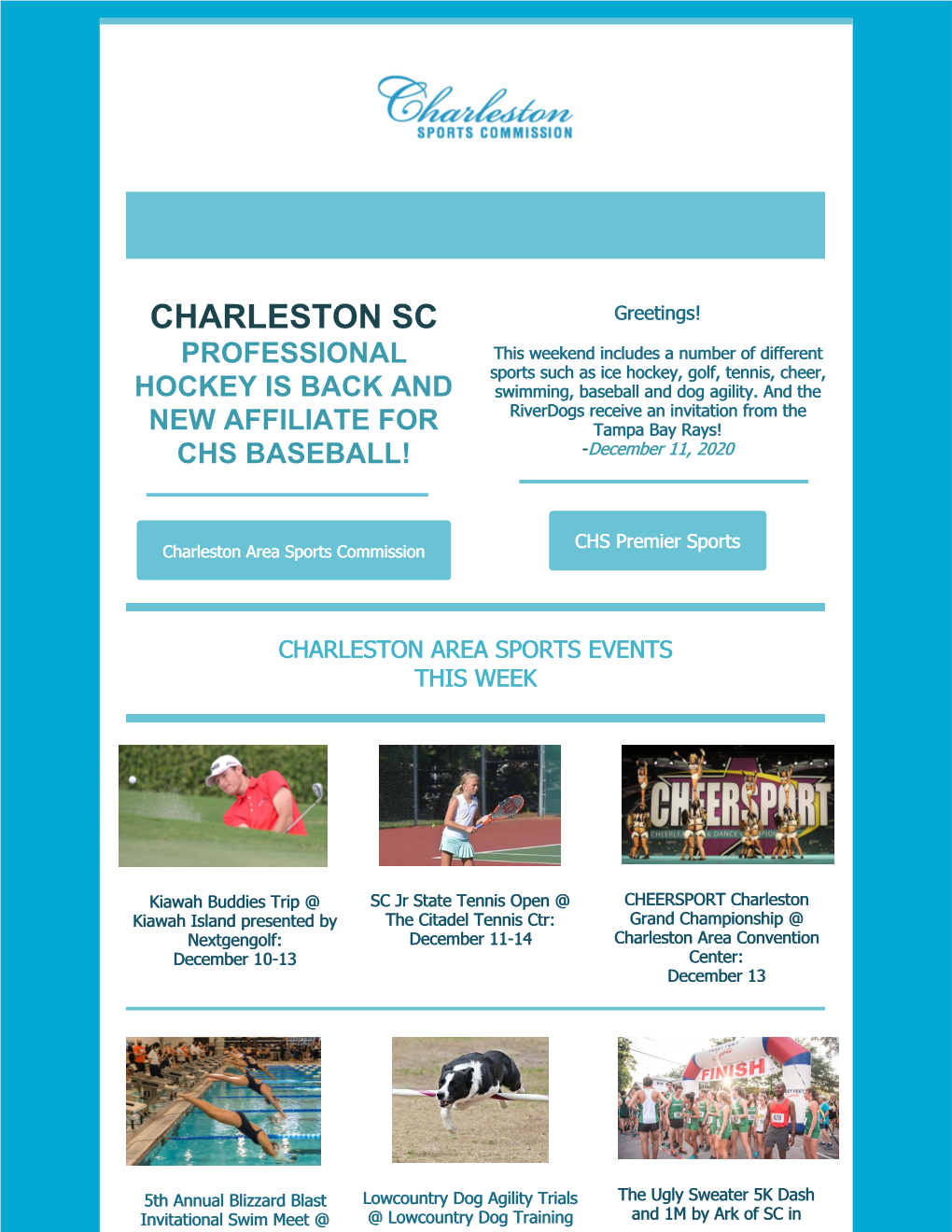 Missed the Last Charleston Sports Travel News? Download a Copy Here