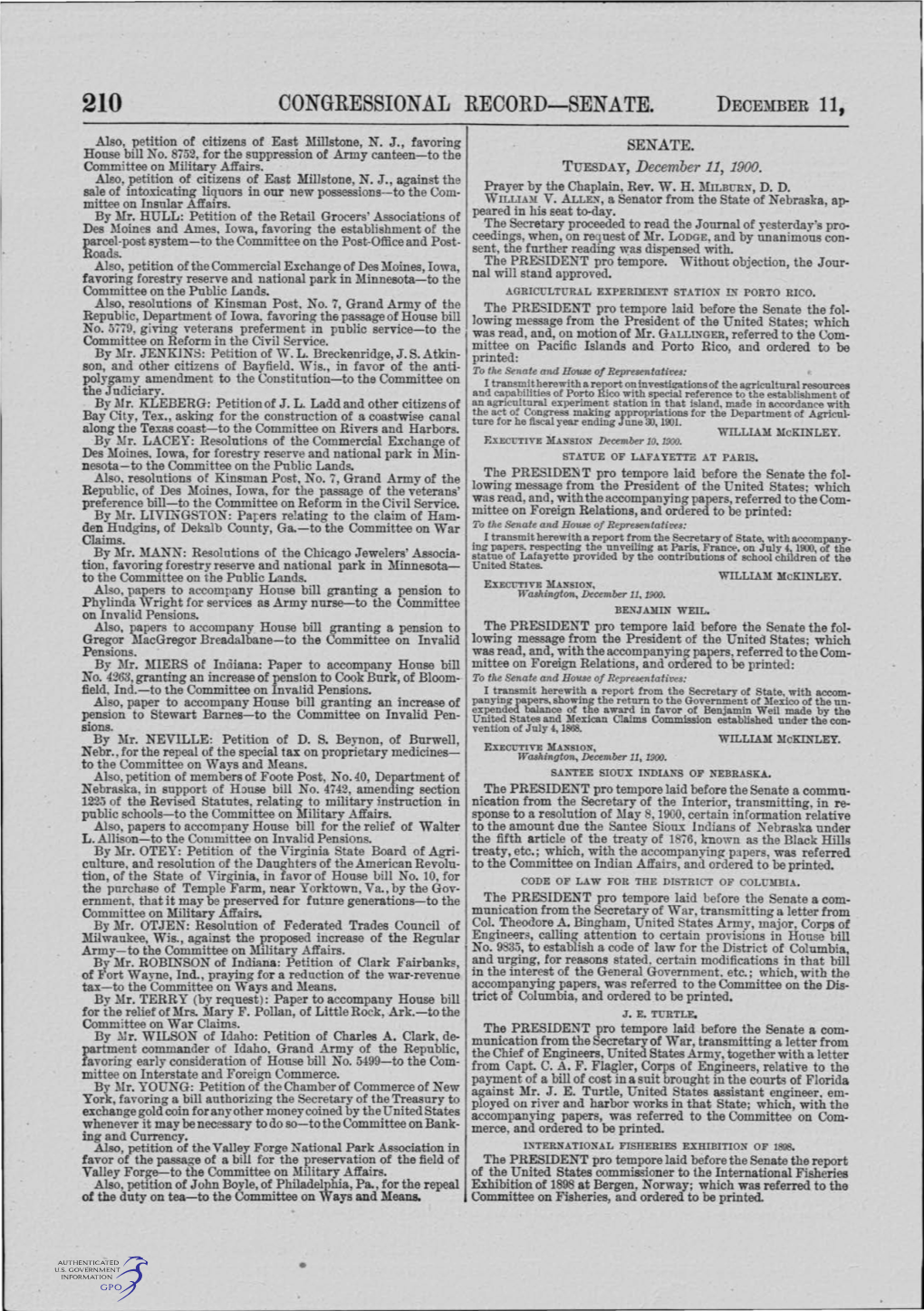 Congressional Record-Senate. •