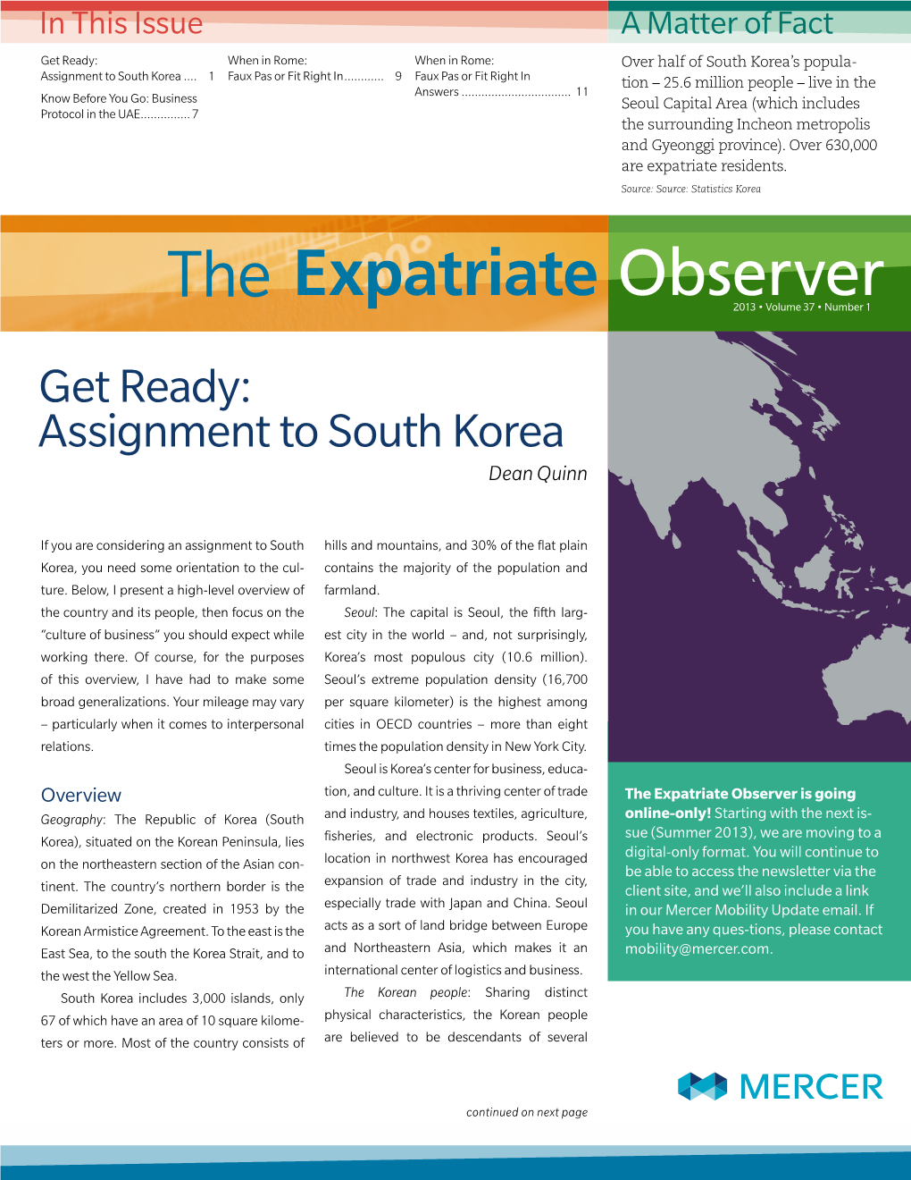 The Expatriate Observer 2013 #1