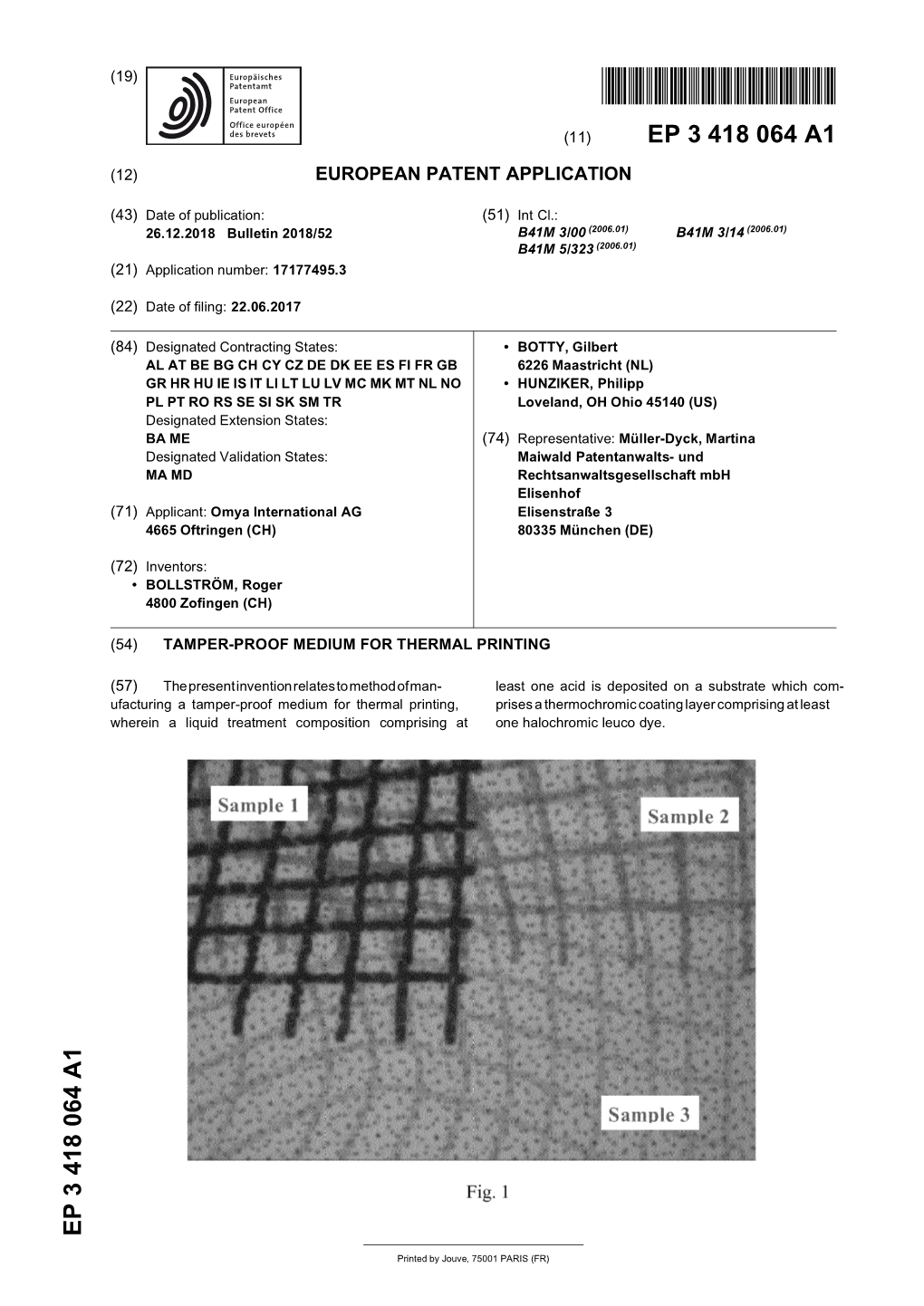 Tamper-Proof Medium for Thermal Printing