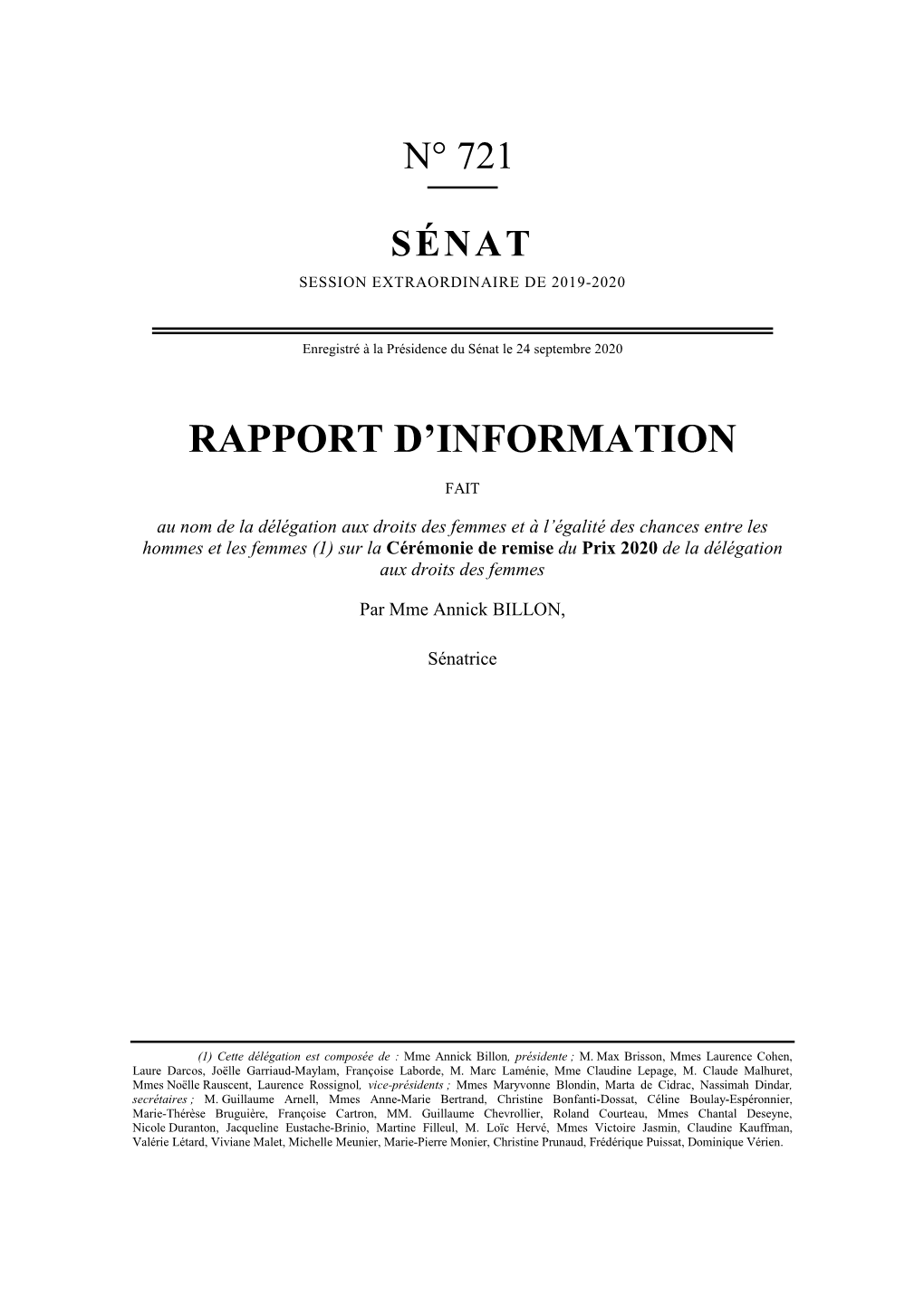 Le Rapport Au Format