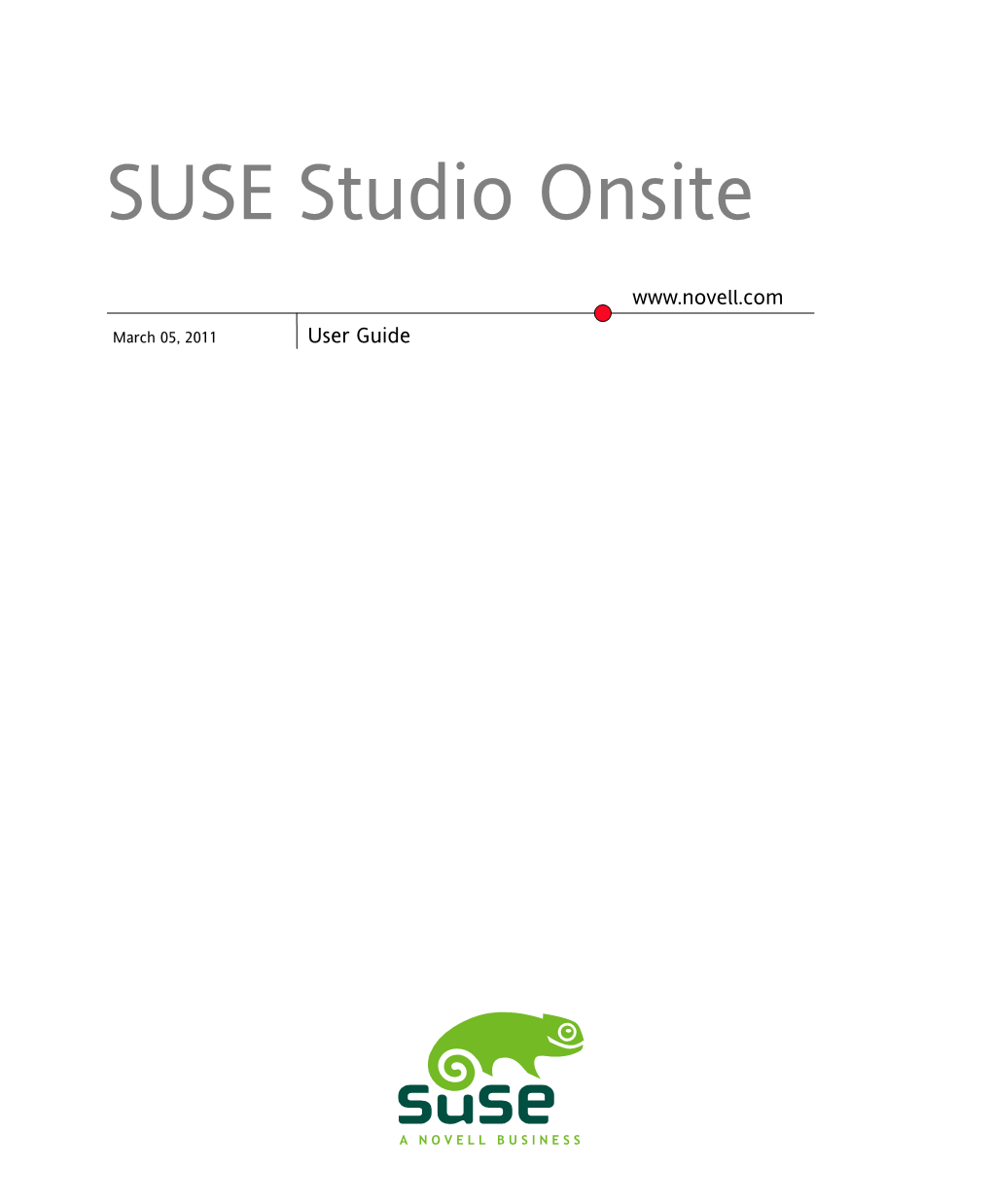 SUSE Studio Onsite