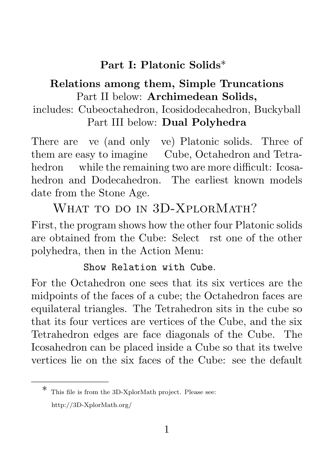 Platonic and Archimedean Polyhedra.Pdf