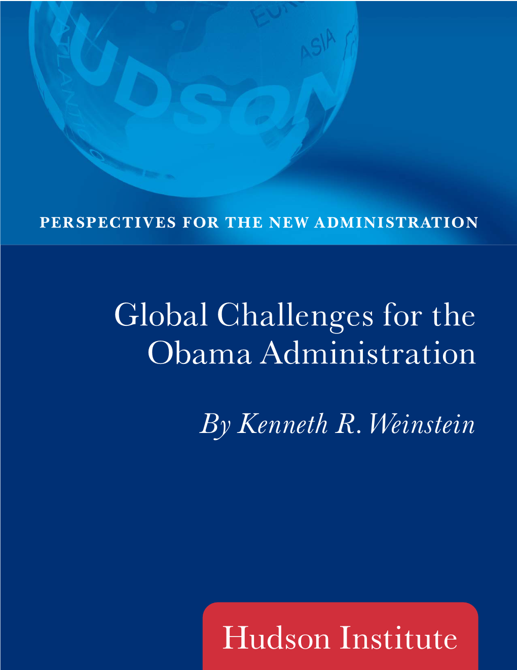 Global Challenges for the Obama Administration