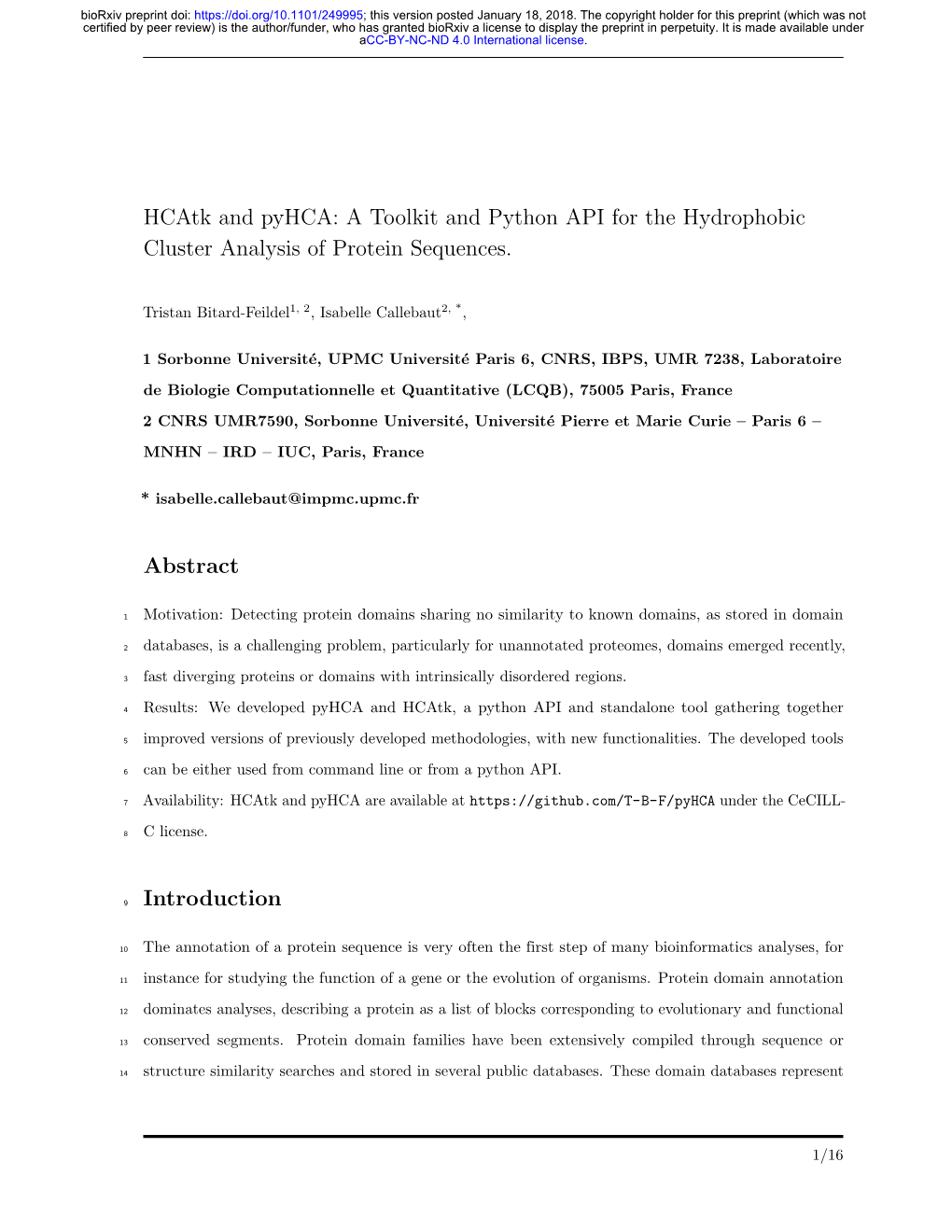 A Toolkit and Python API for the Hydrophobic Cluster Analysis of Protein Sequences