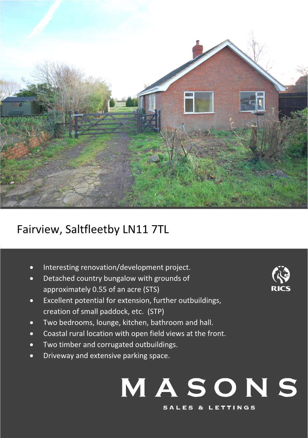 Fairview, Saltfleetby LN11 7TL