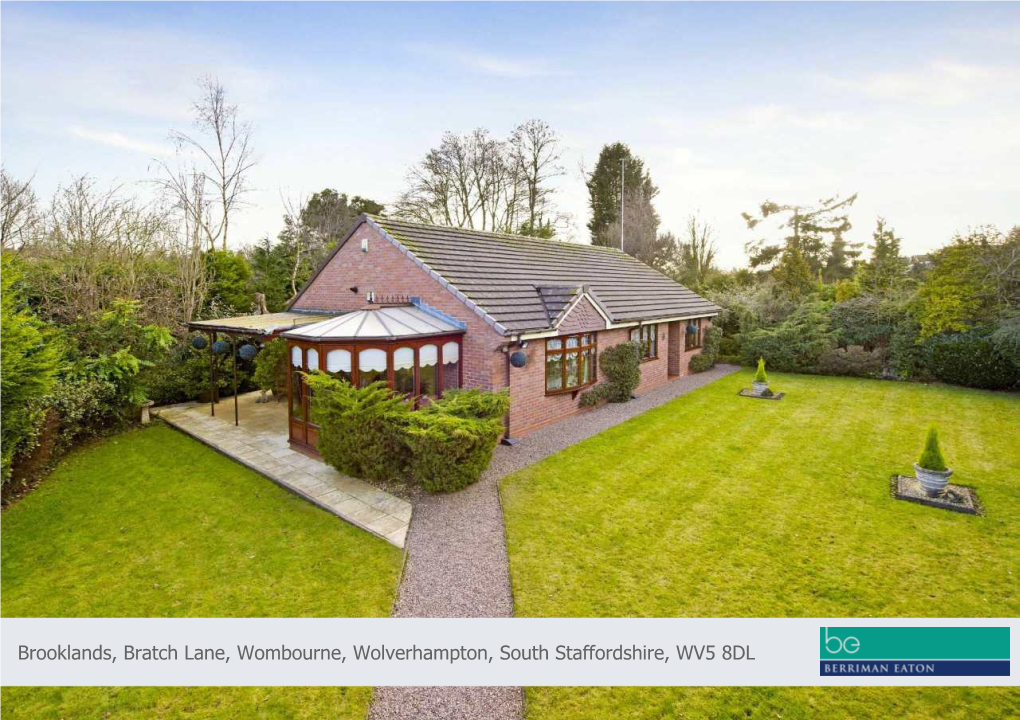 Brooklands, Bratch Lane, Wombourne, Wolverhampton, South