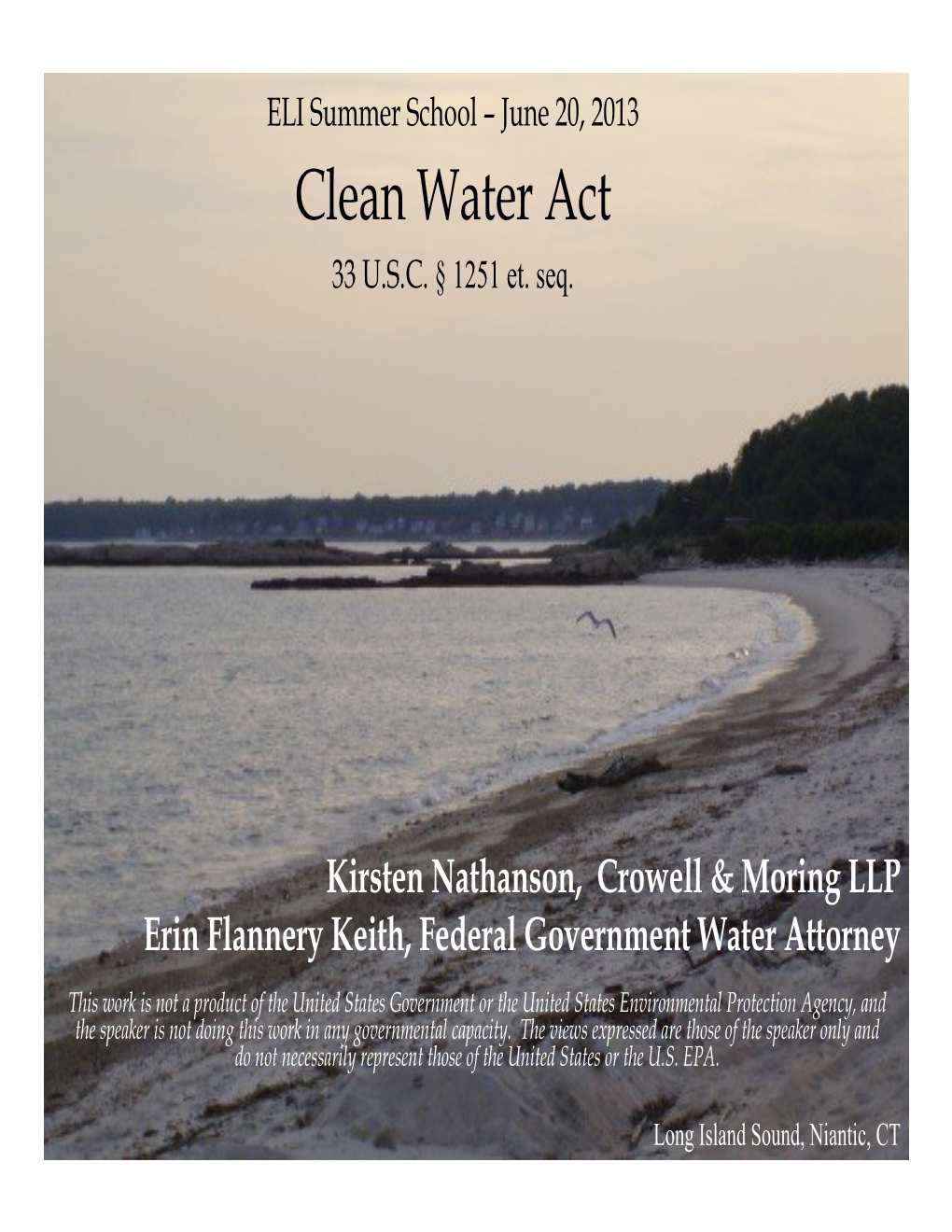 Clean Water Act 33 U.S.C