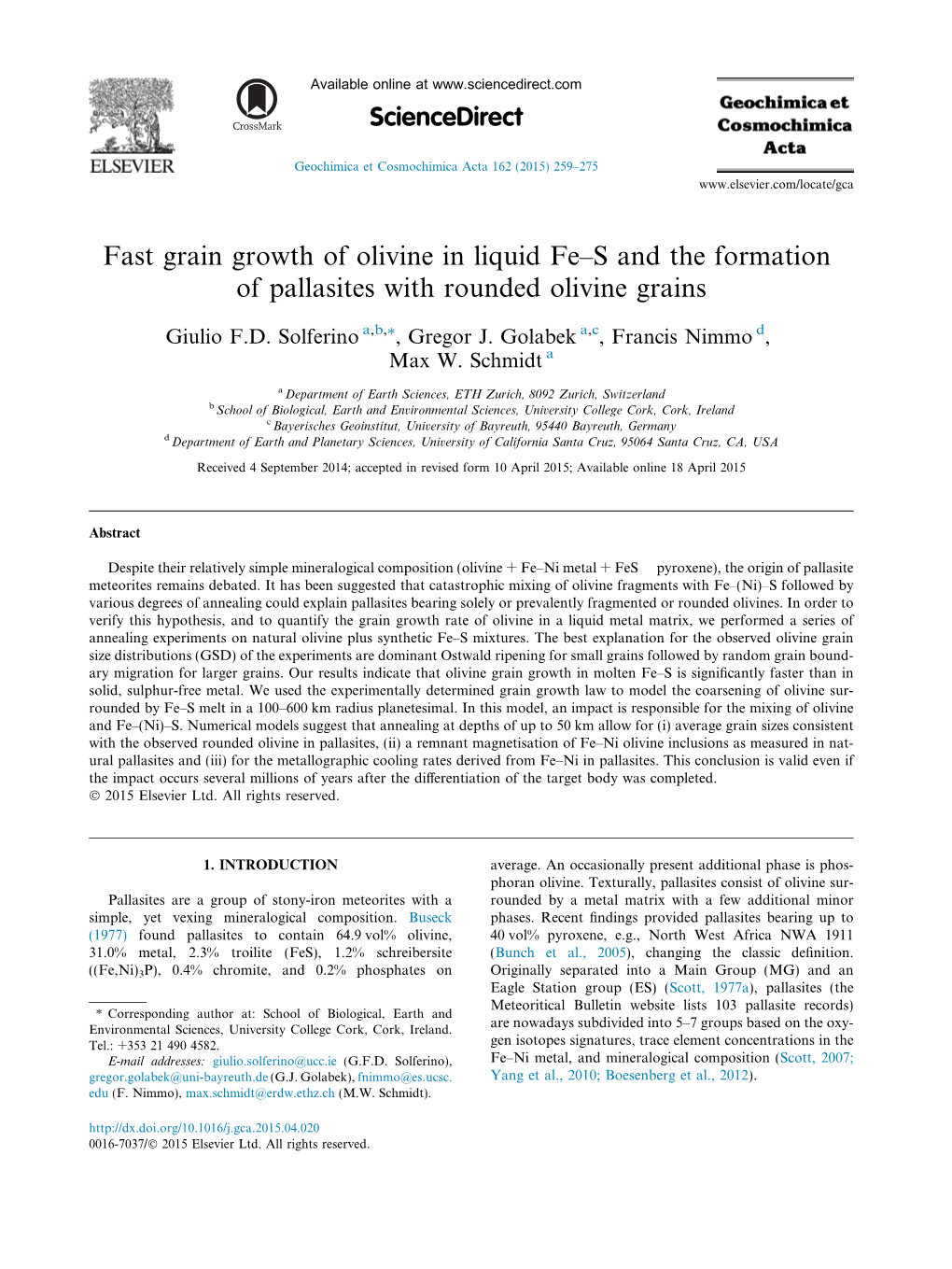 S and the Formation of Pallasites with Rounded Olivine Grains