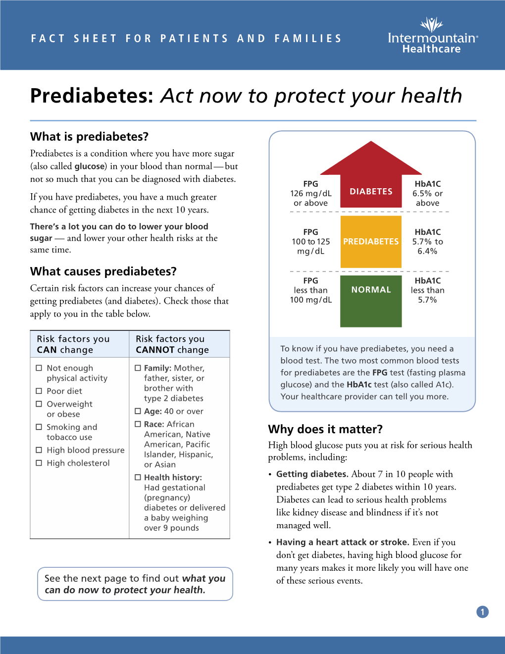Prediabetes: Act Now to Protect Your Health