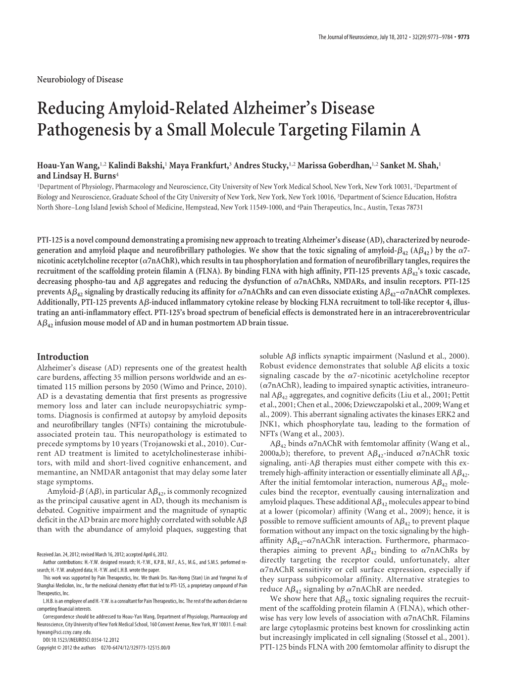 Reducing Amyloid-Related Alzheimer's Disease Pathogenesis