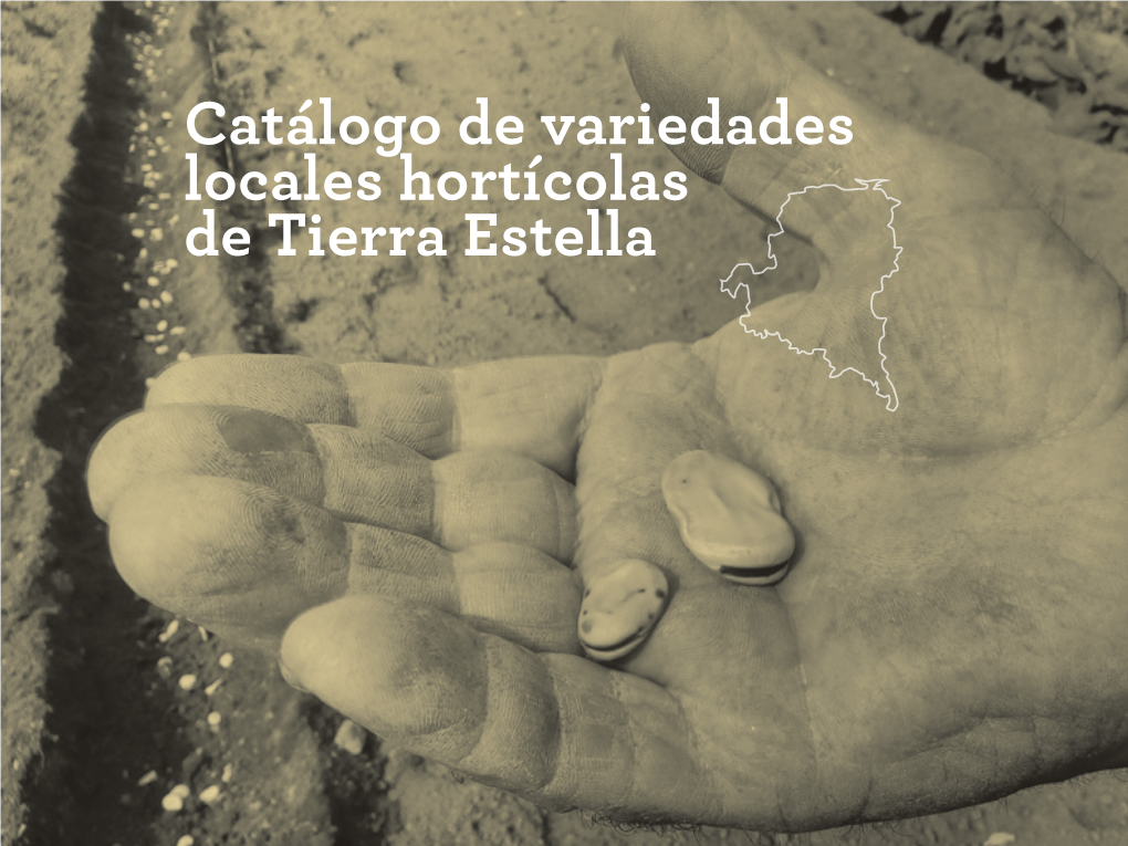 Catálogo De Variedades Locales Hortícolas De Tierra Estella Coordina: Red De Semillas De Navarra - Nafarroako Hazi Sarea