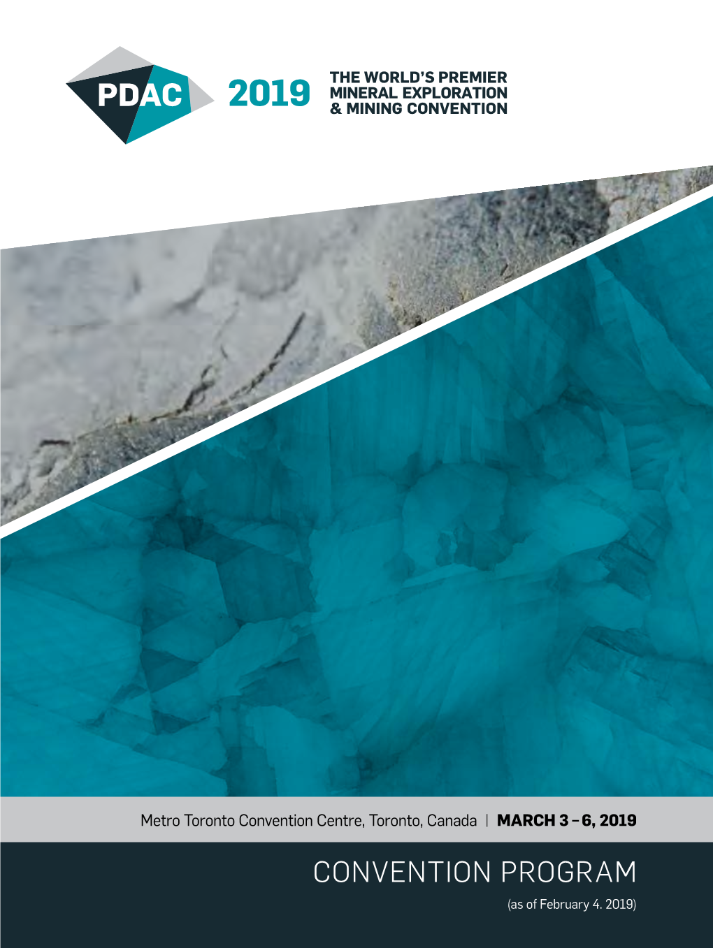 Convention Program Convention 2019 Pdac