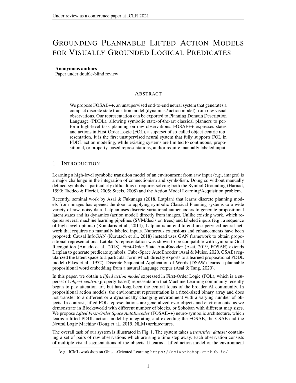 Grounding Plannable Lifted Action Models for Visually Grounded Logical Predicates