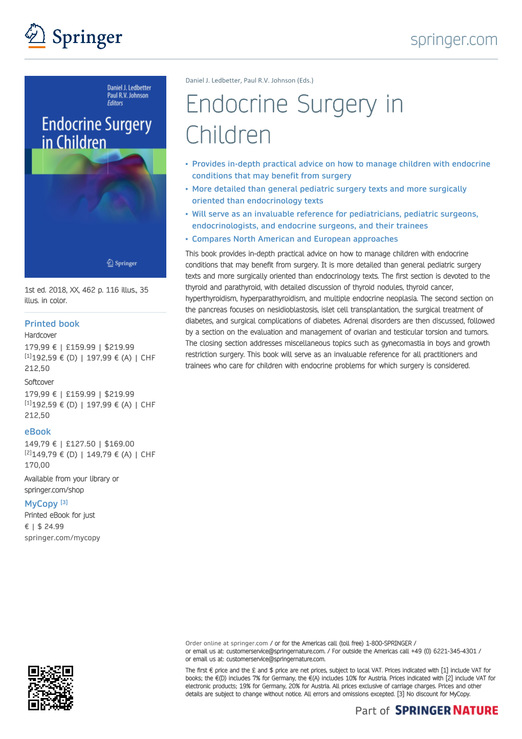 Endocrine Surgery in Children