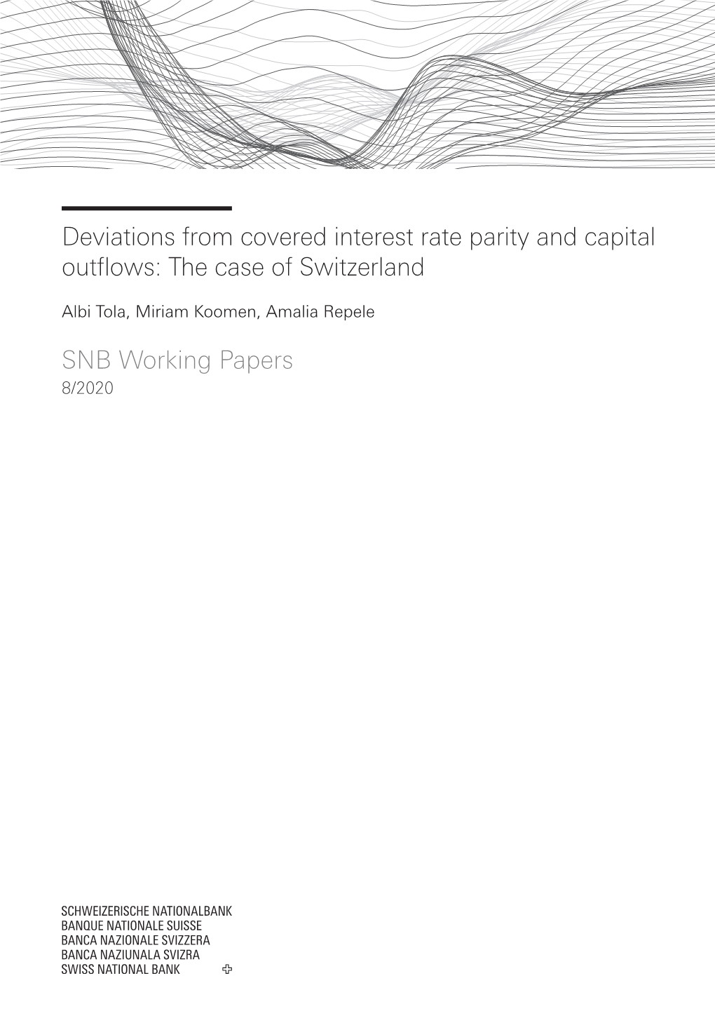 PDF Deviations from Covered Interest Rate Parity and Capital Outflows