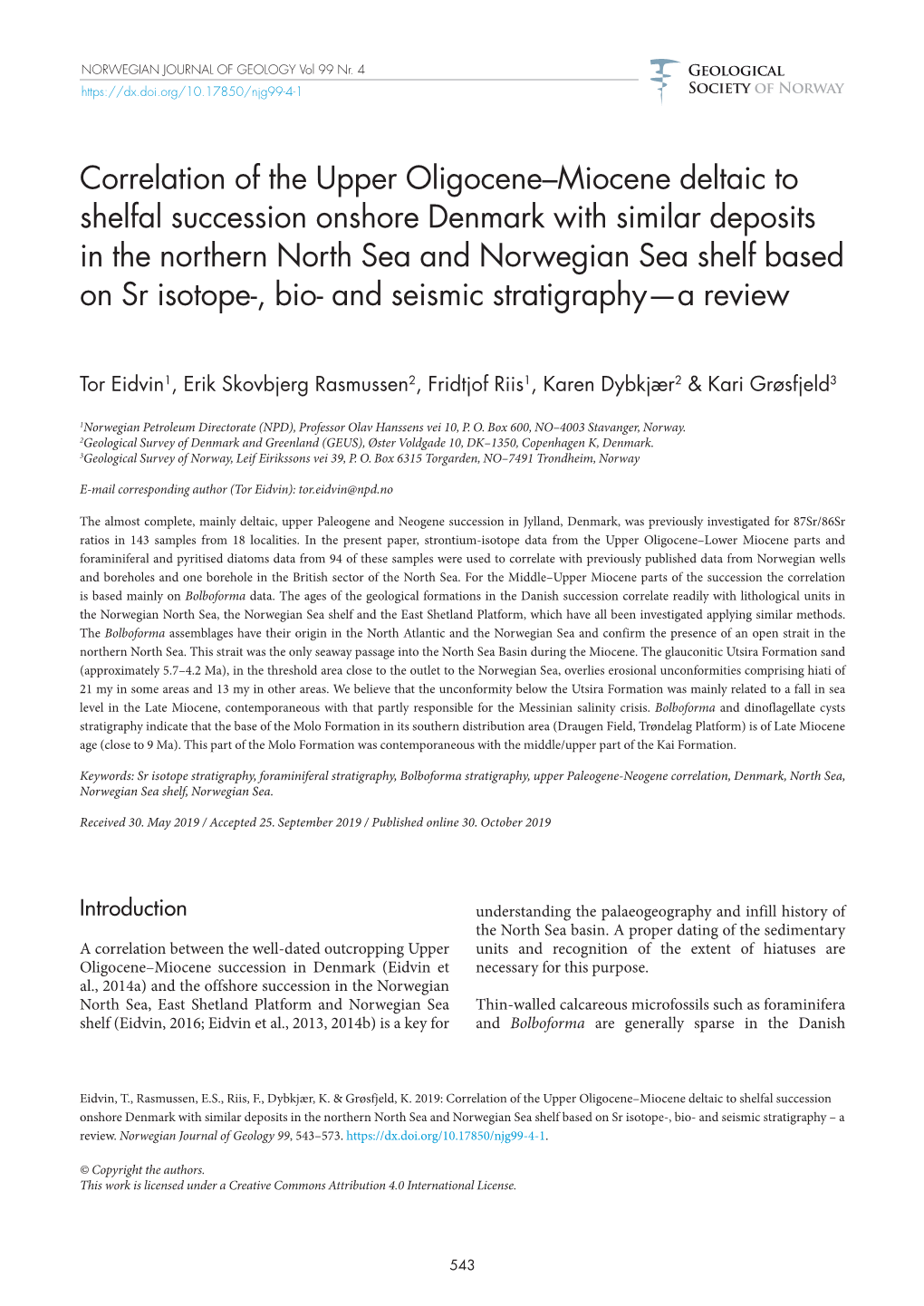 Correlation of the Upper Oligocene–Miocene Deltaic To