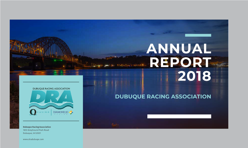 Annual Report 2018 a Word from the President 4