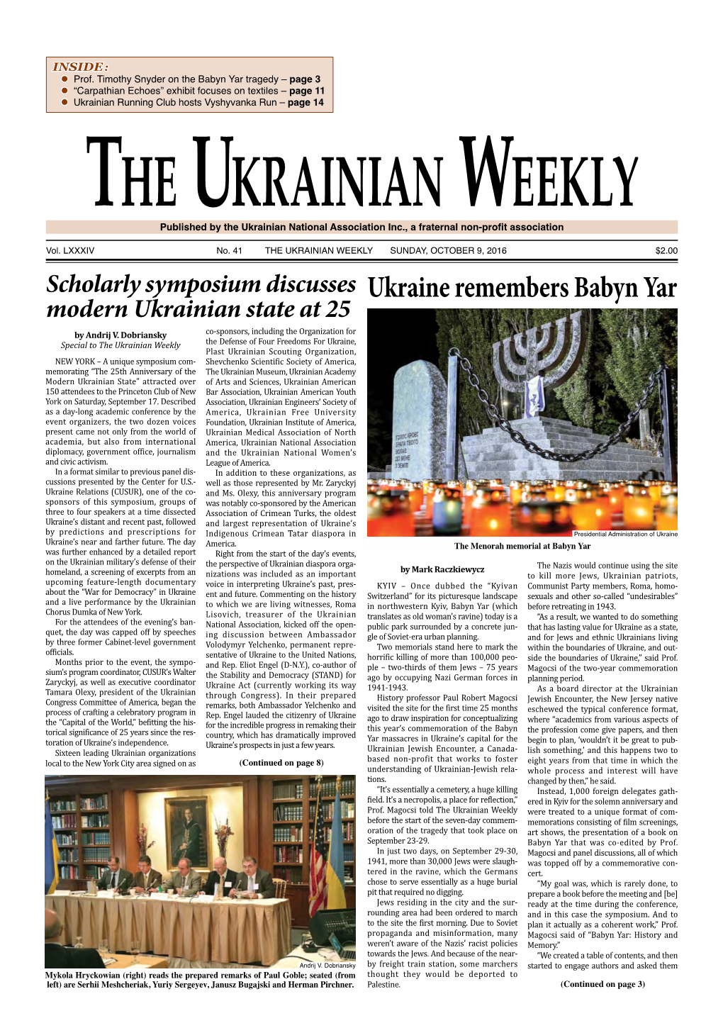 The Ukrainian Weekly, 2016