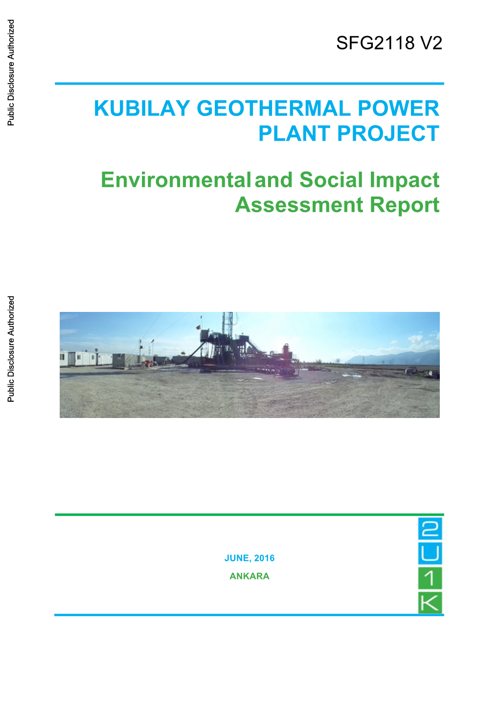 Kubilay Geothermal Power Plant Project
