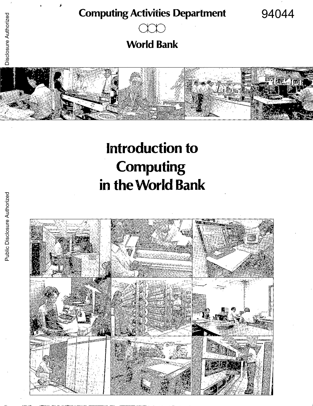 World Bank Document